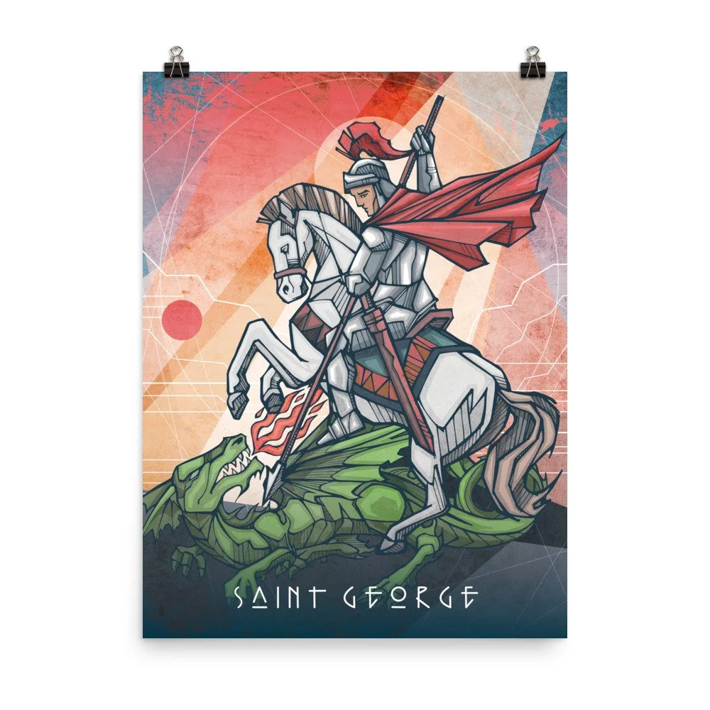 St. George Poster — Saints Alive