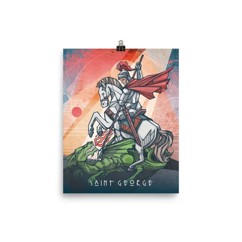 St. George Poster — Saints Alive