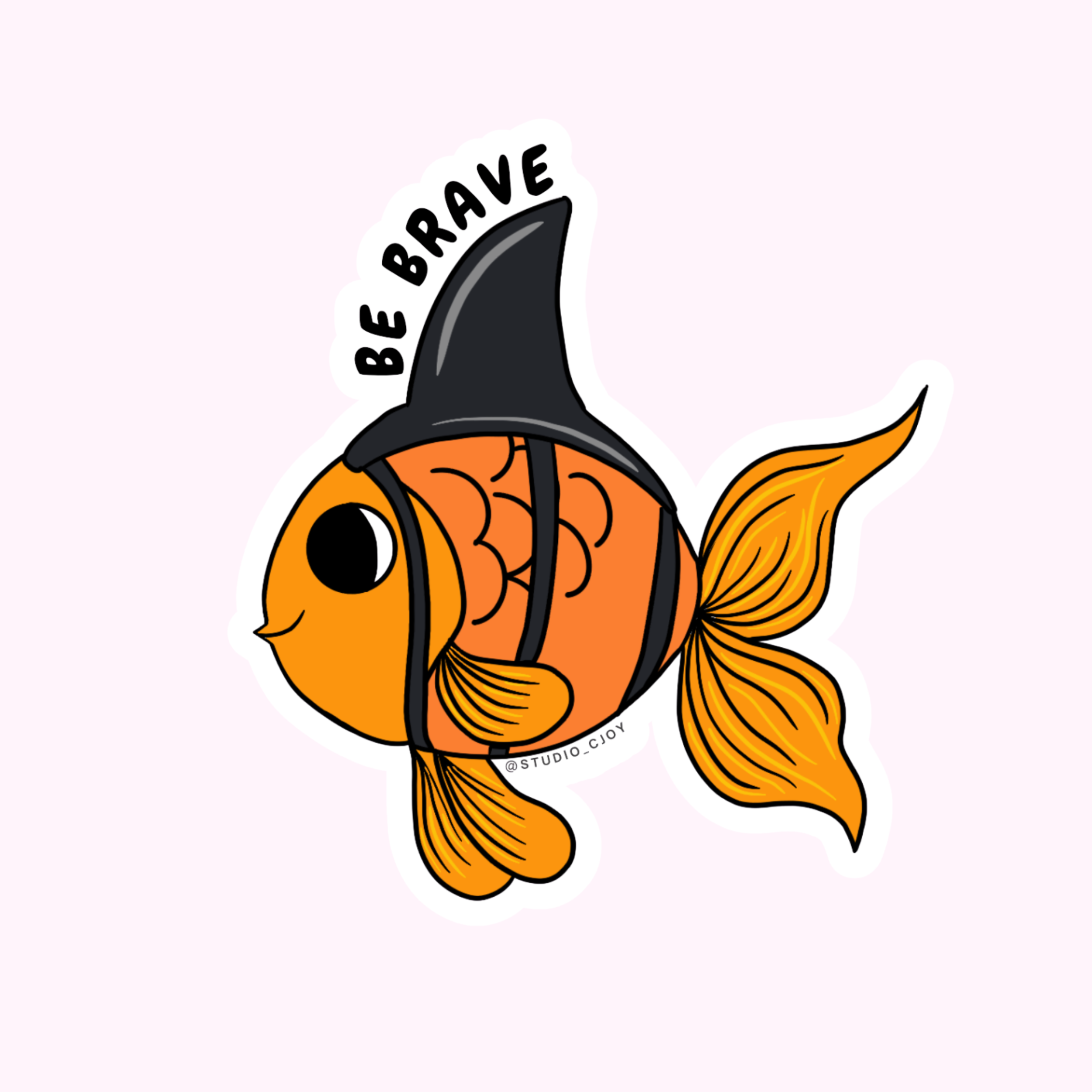 BE BRAVE STICKER