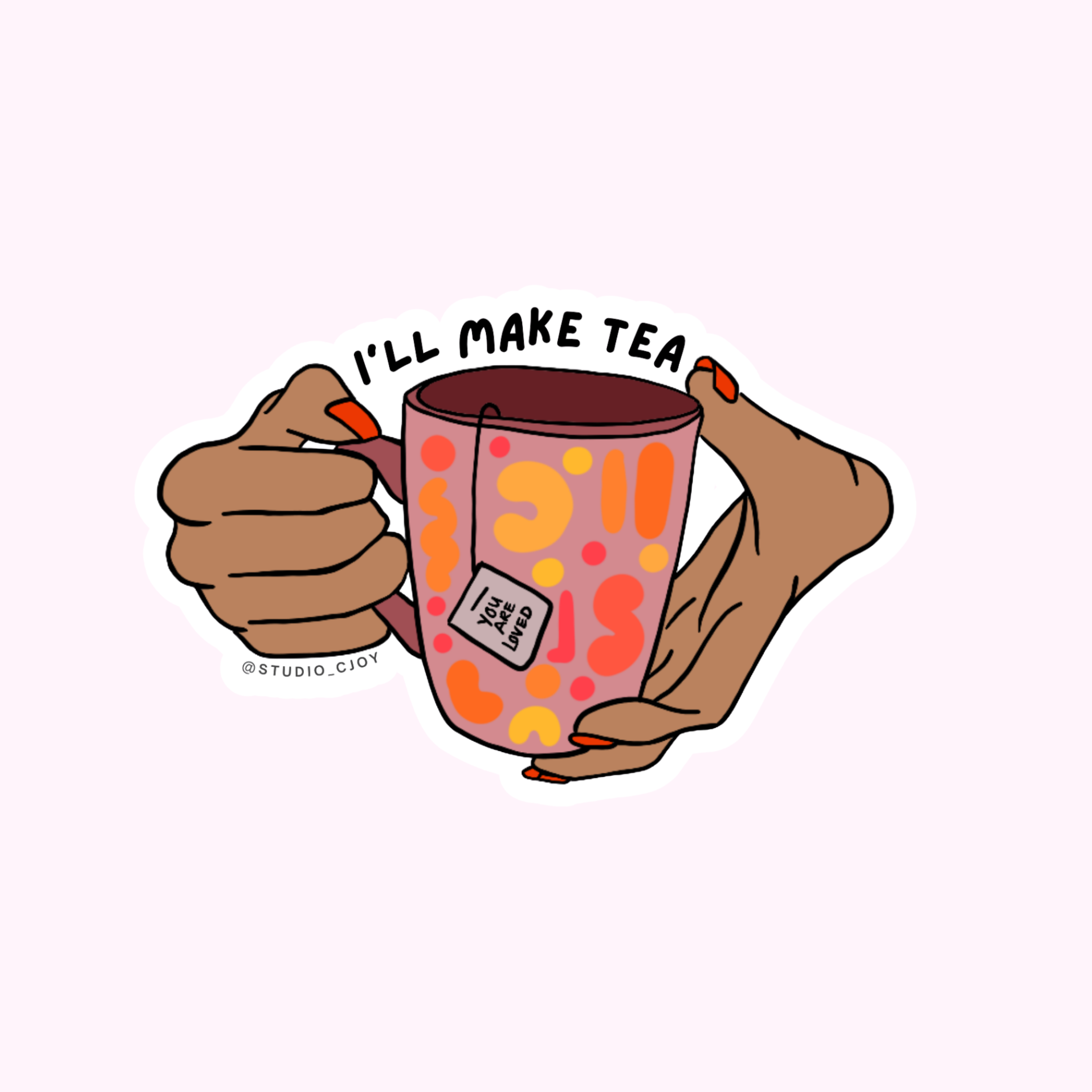 LET'S MAKE TEA Sticker