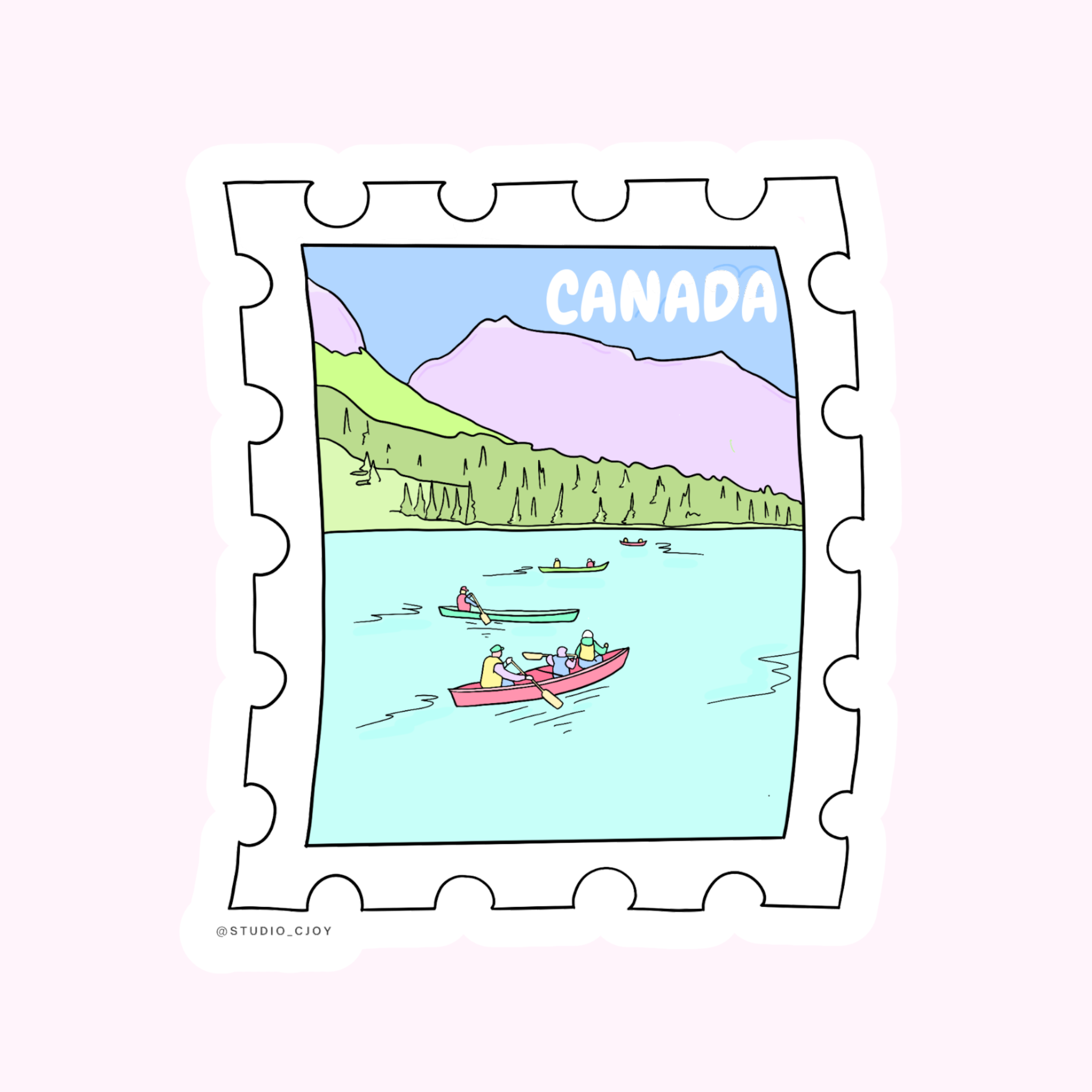 CANADA STAMP Sticker