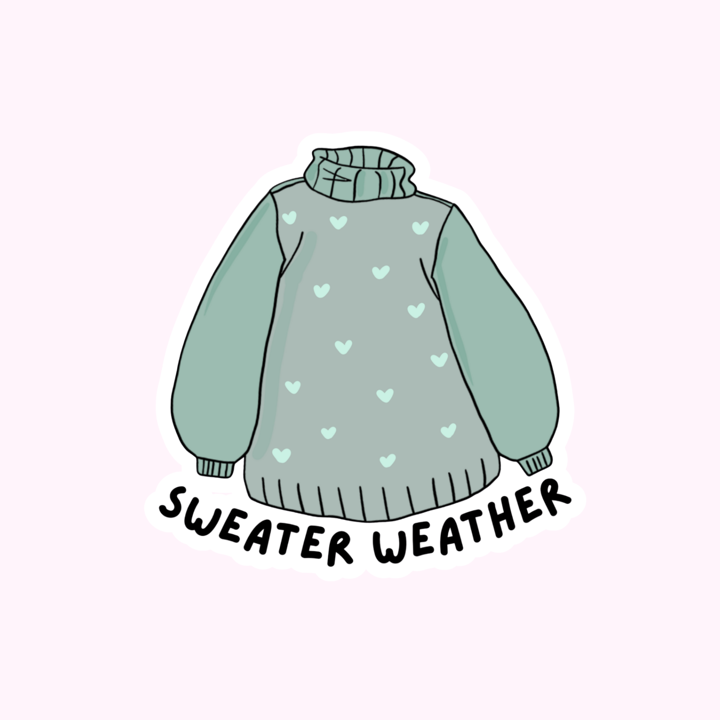 Sweater Weather Sticker