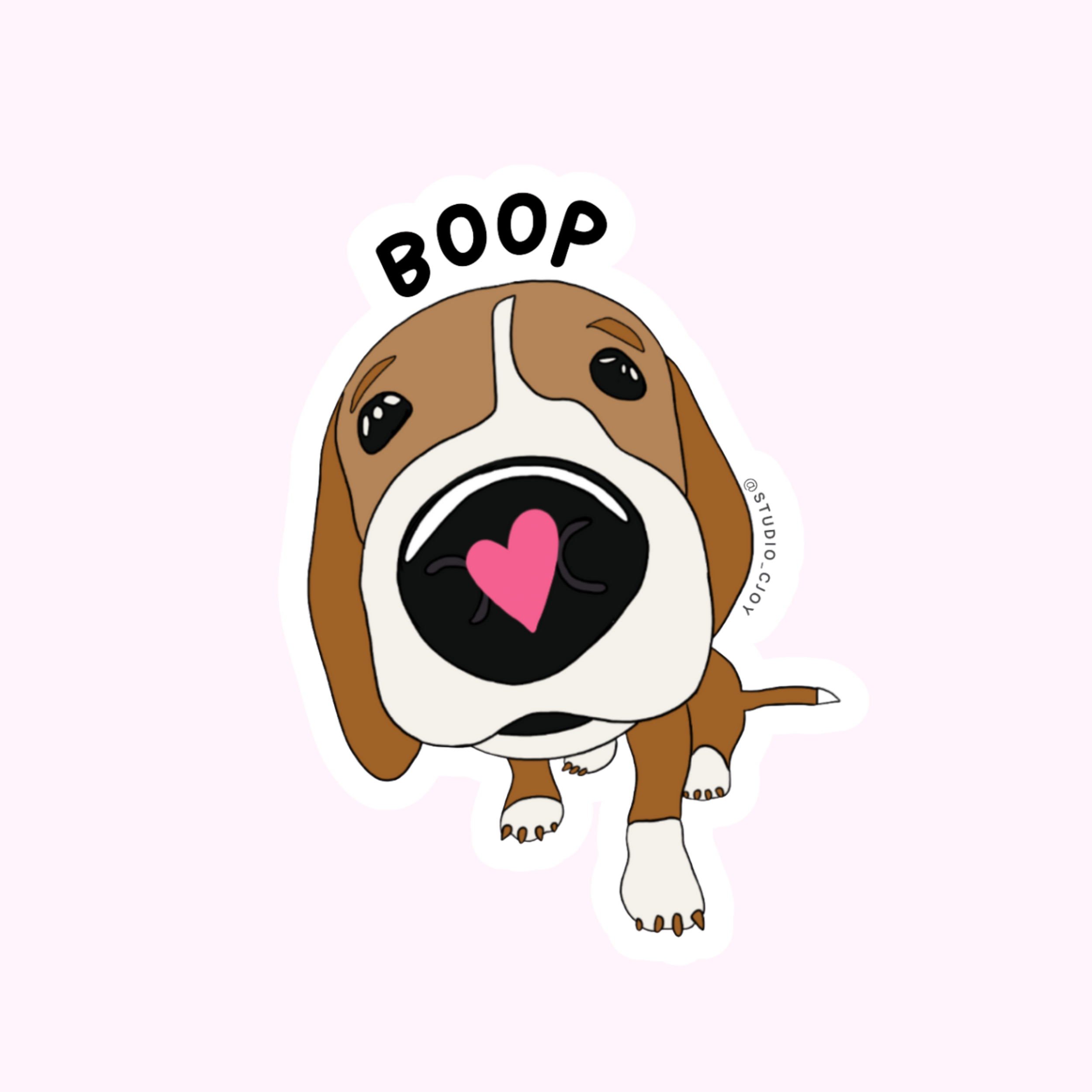 BOOP Sticker
