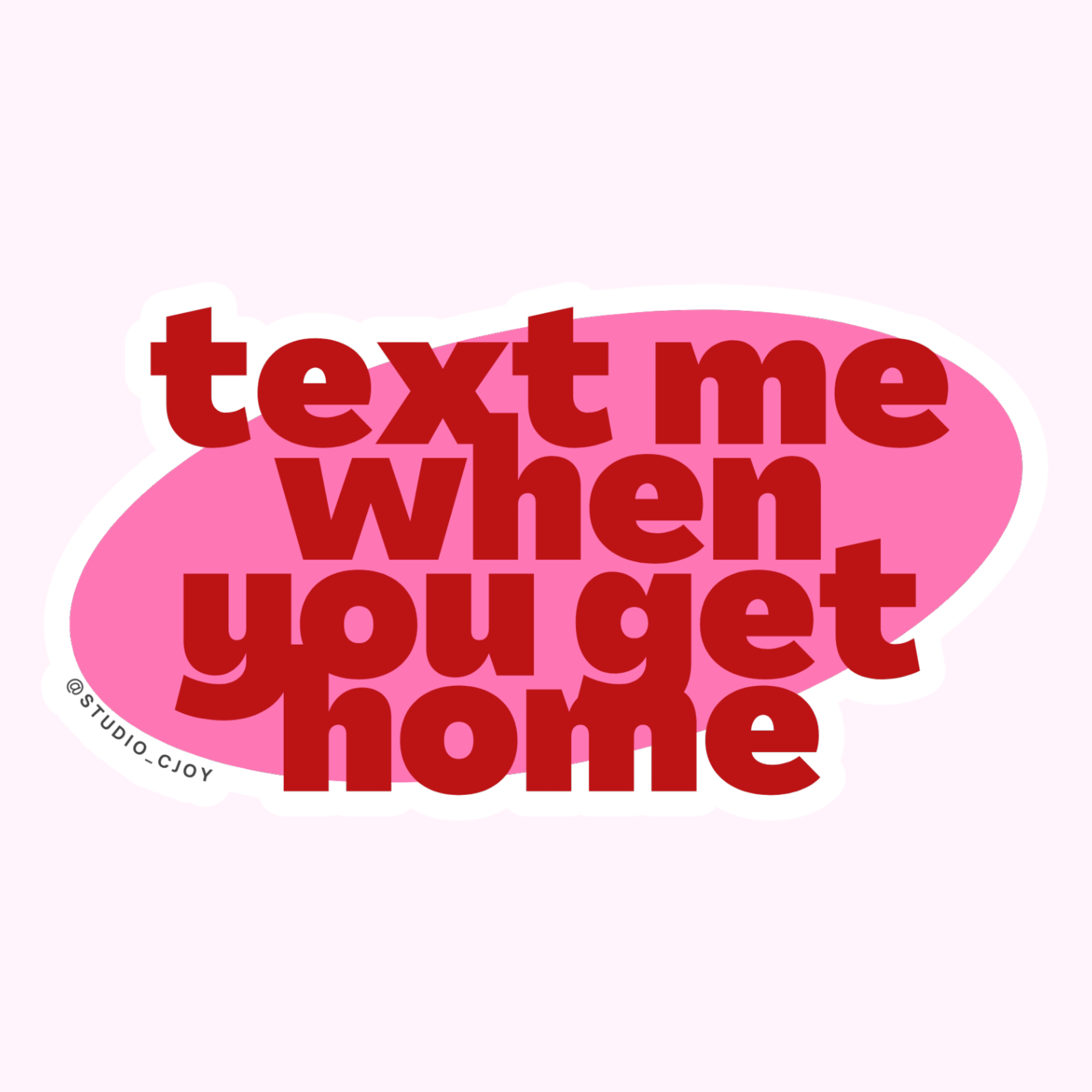 TEXT ME Sticker
