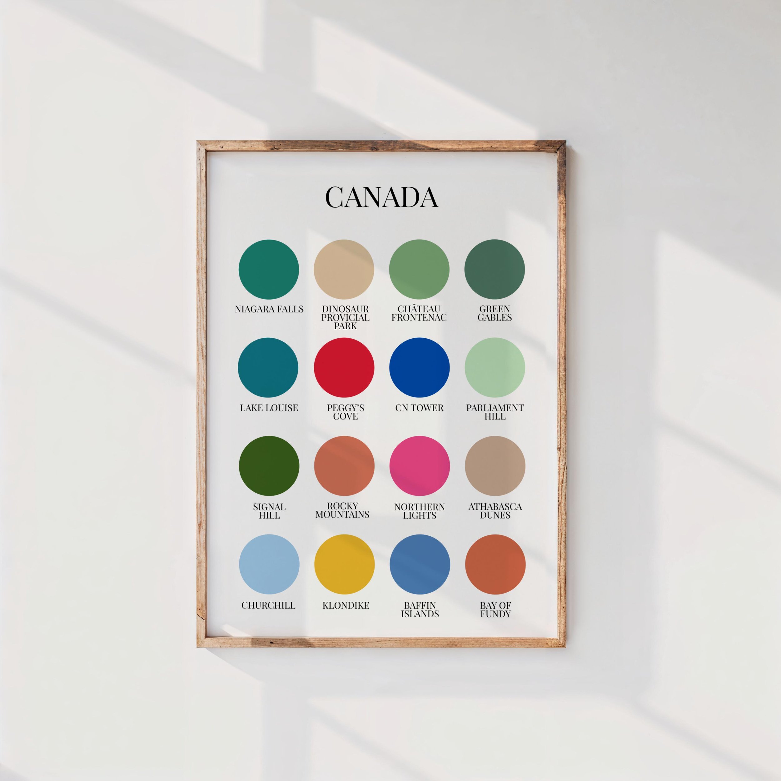 CANADA SWATCH PRINT