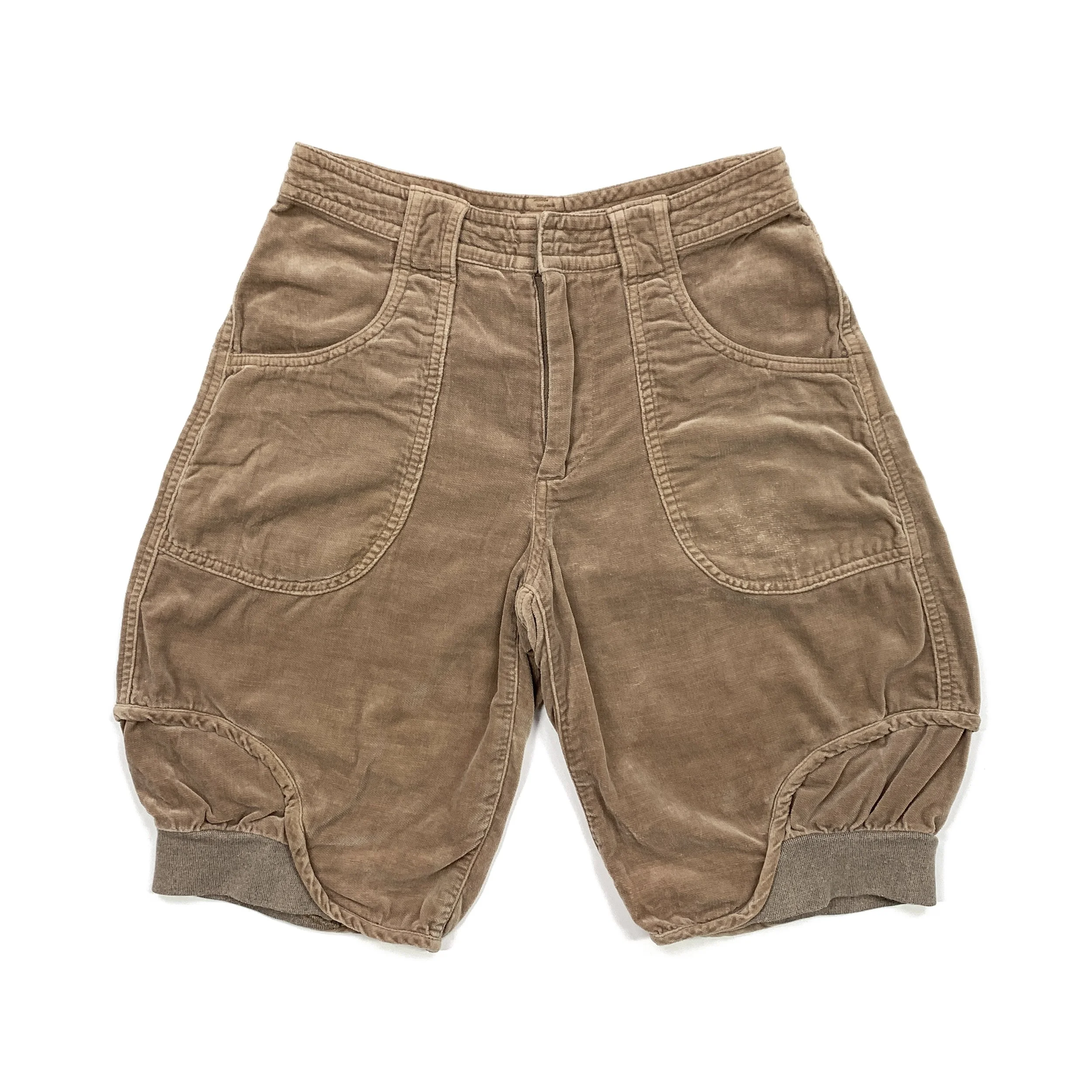 Tsumori Chisato Velour Shorts.jpg