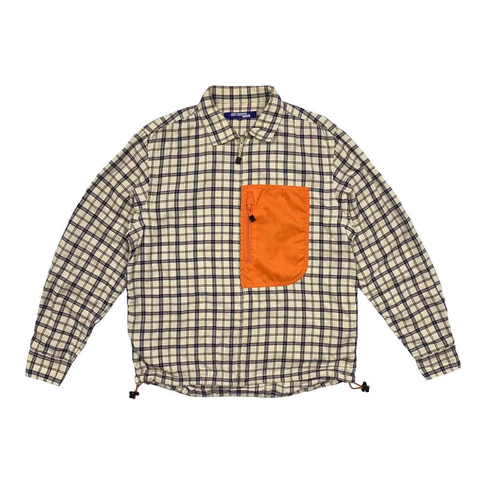 Junya Watanabe MAN CDG 2005 Outdoor Zip Flannel Shirt Jacket