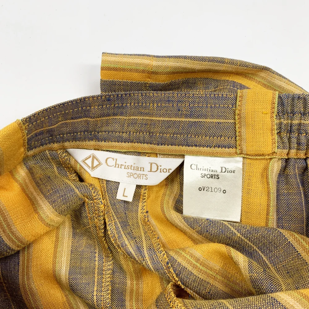 Vintage Christian Dior Sports Striped Shorts — GAIJIN RECYCLING