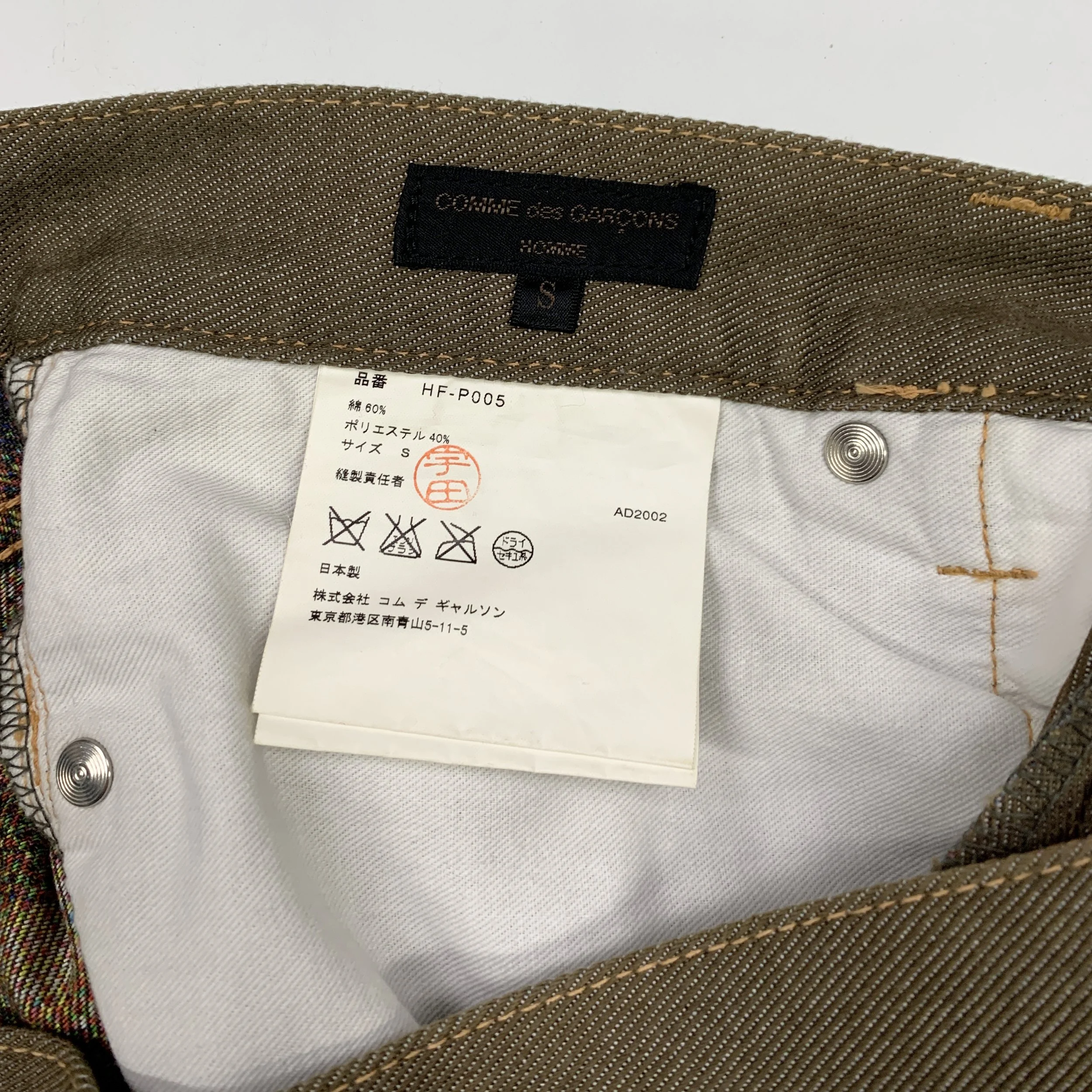 CDGH 03 Pixel Plaid Jeans7.jpg