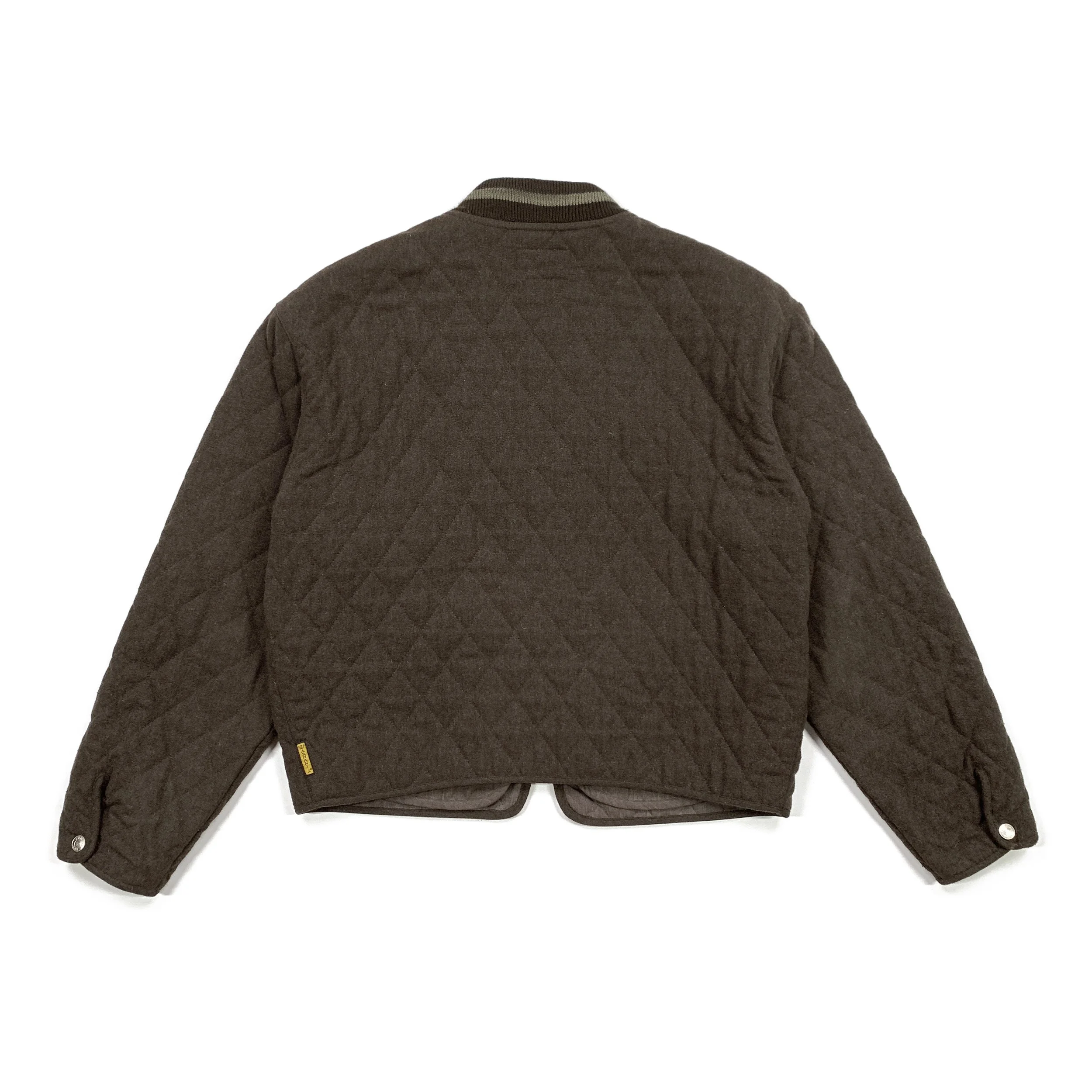 Armani Jeans Quilted Wool Bmbr Jkt Brwn2.jpg