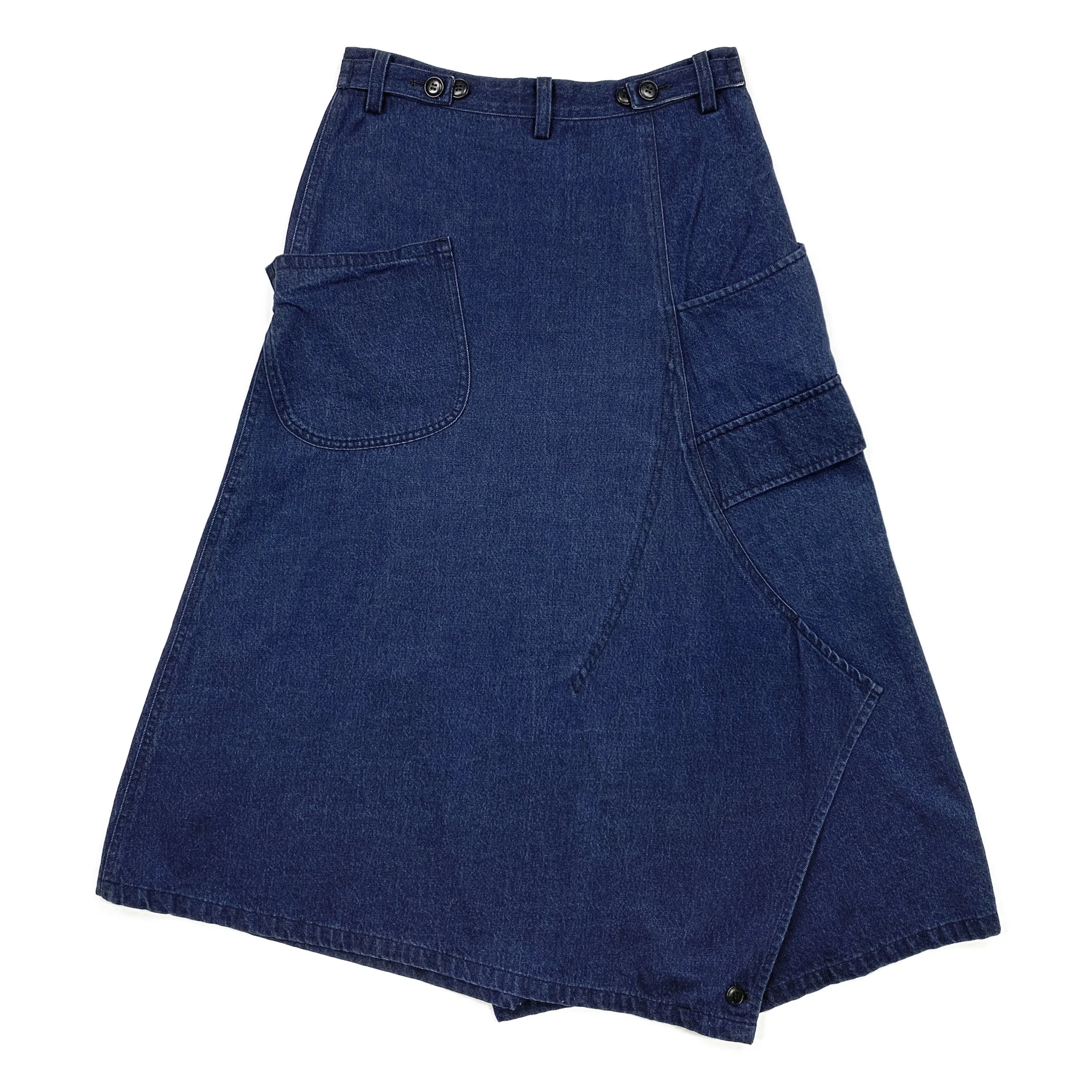 Yohji Ys Asym Indigo Denim Skirt2.jpg