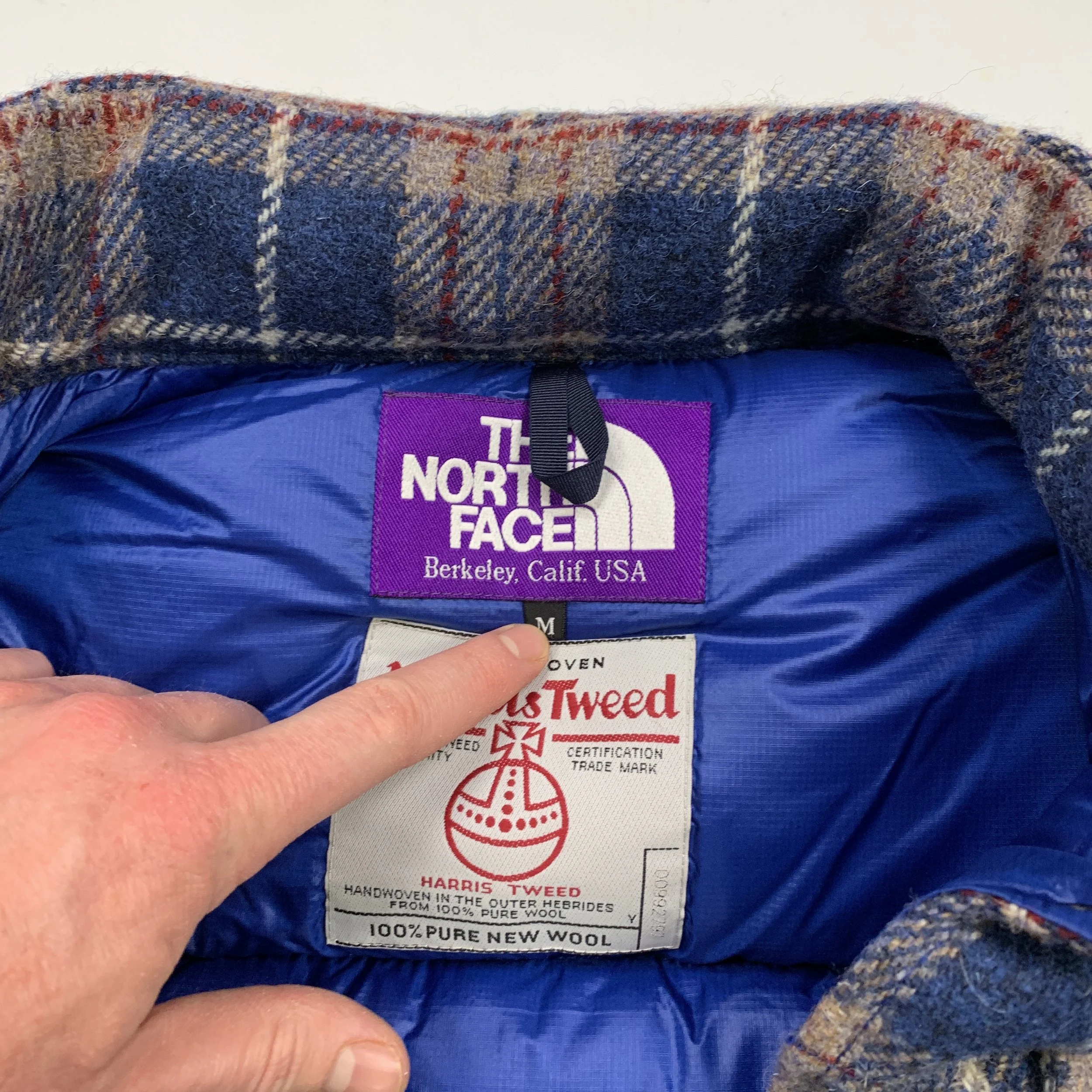 TNFPL HT Plaid Down Vest Blu Gry4.jpg