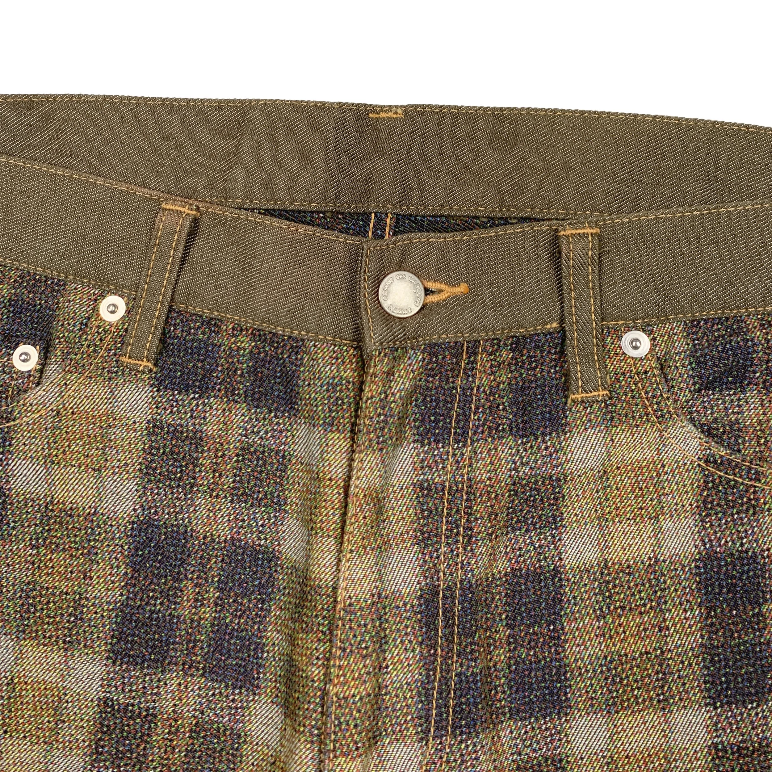 CDGH 03 Pixel Plaid Jeans4_.jpg