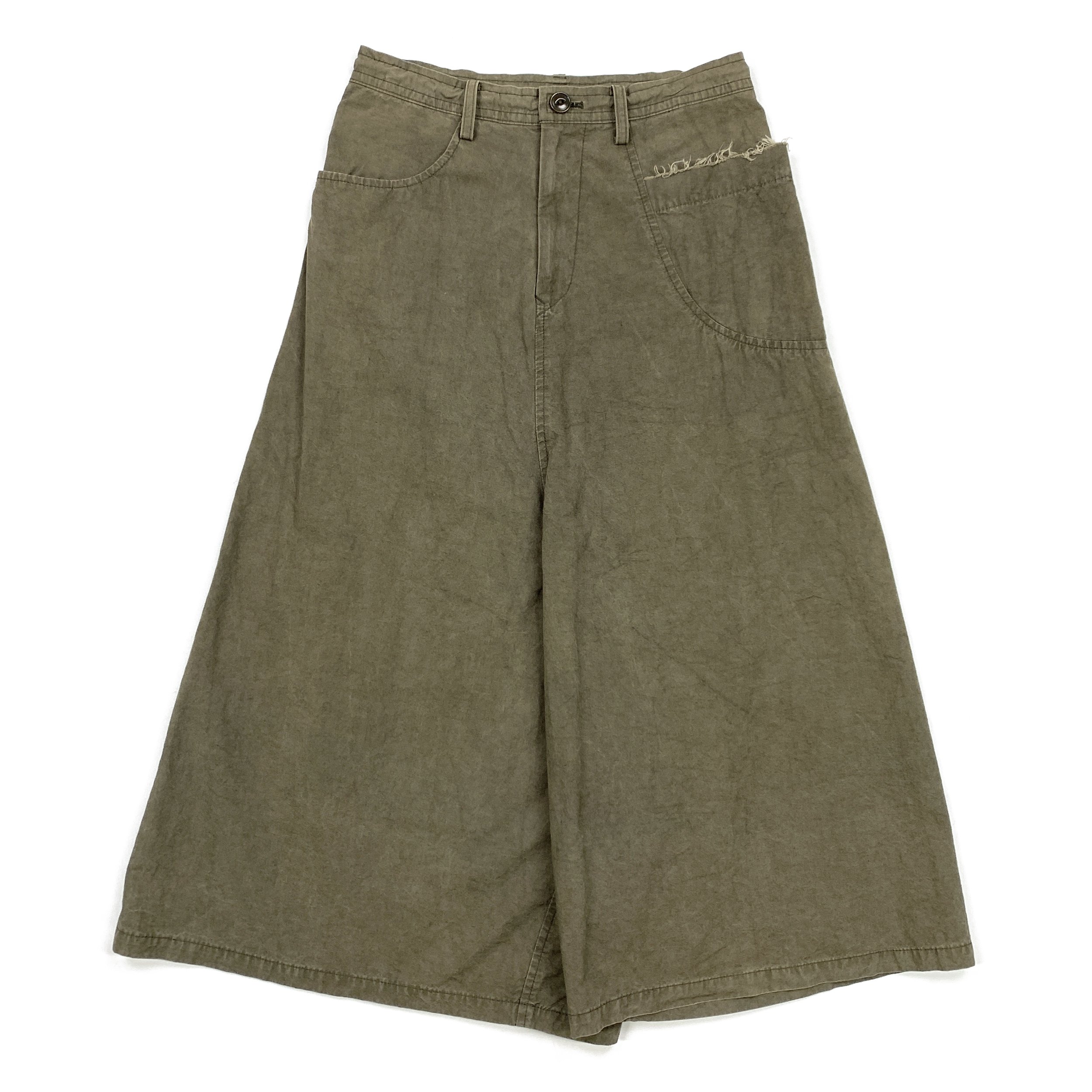 Ys Yohji Asym Skorts Olv.jpg