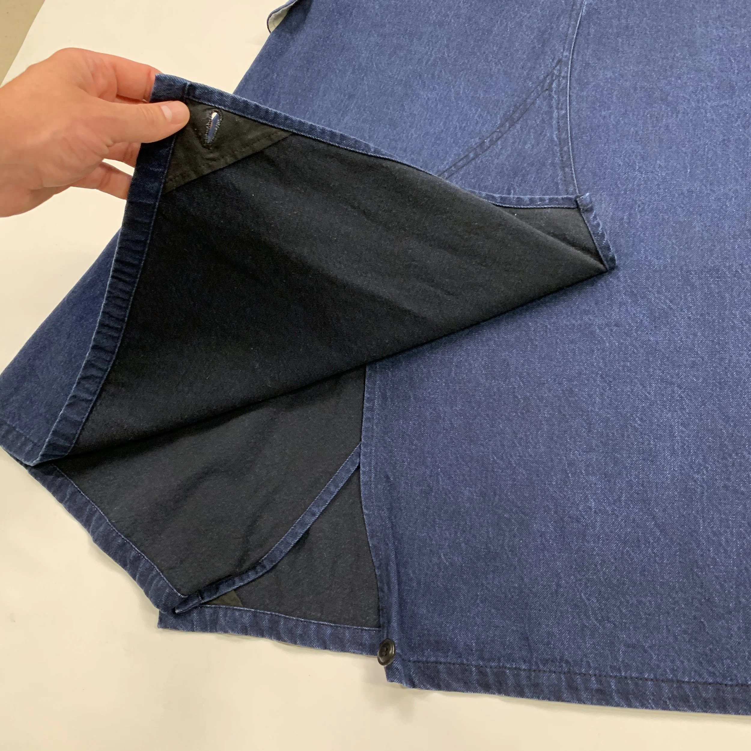 Yohji Ys Asym Indigo Denim Skirt5.jpg