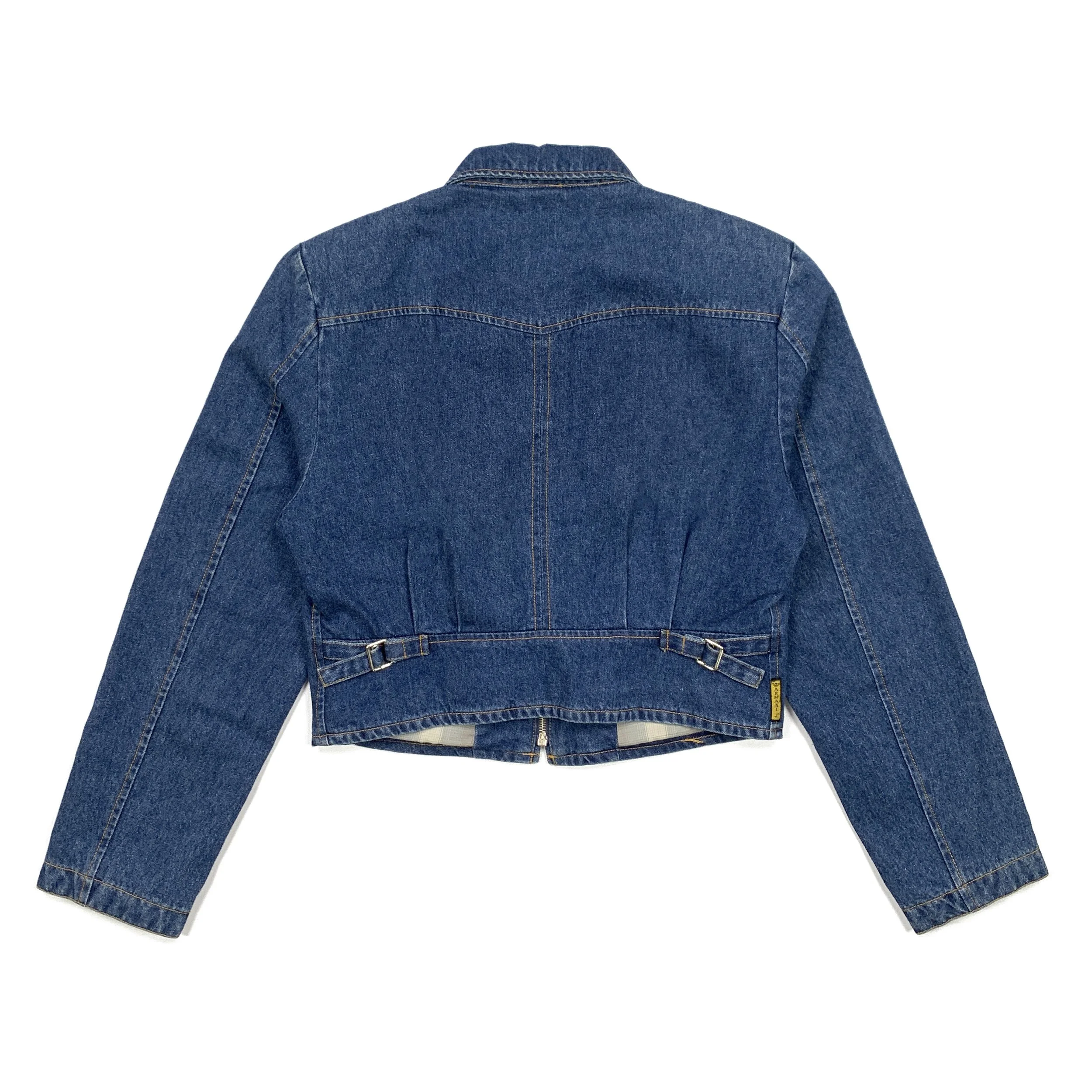 AJ Wmns Cropped Denim Jkt Blu2.jpg
