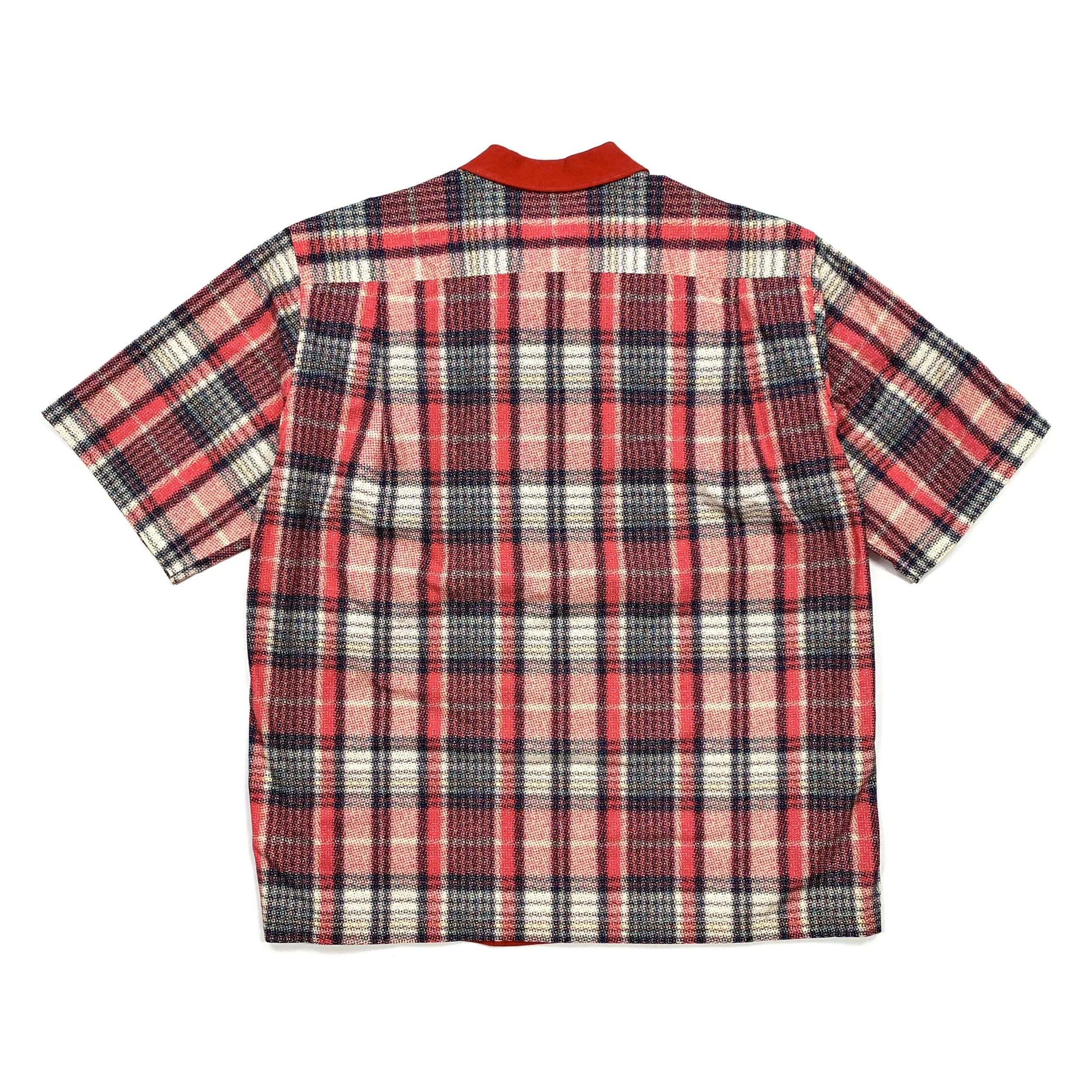 CDGH 03 Pixel Plaid Shirt Red3.jpg