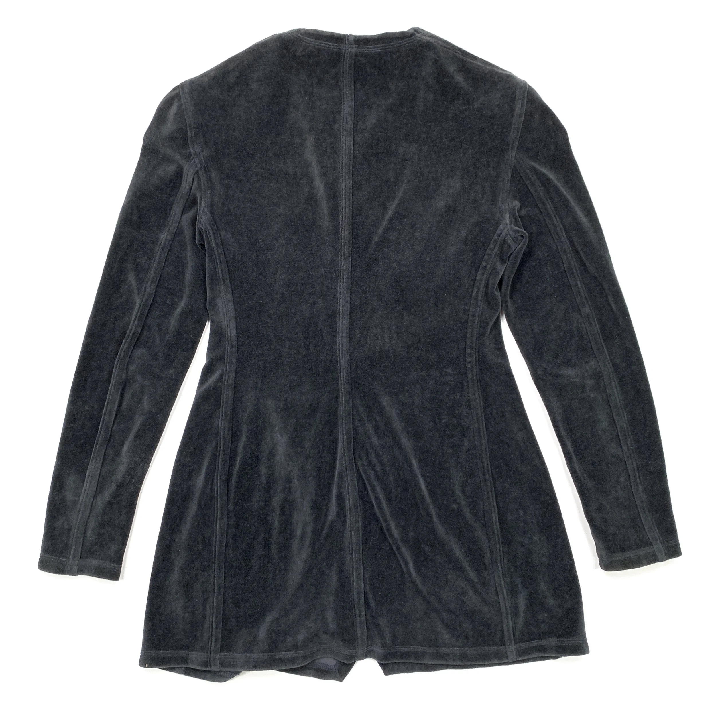 G Armani 90s Asym Velour Dress3.jpg