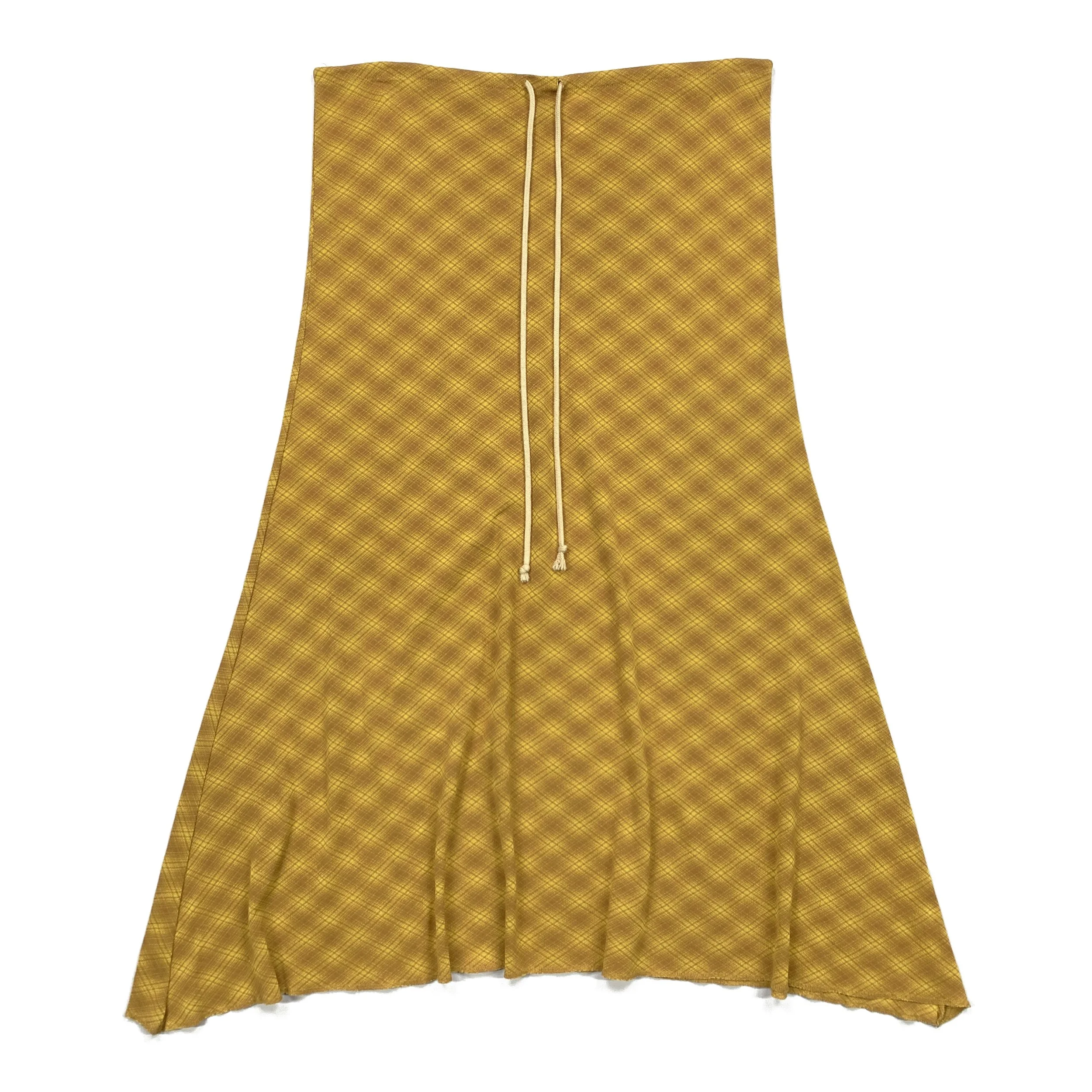 Tricot CDG Plaid Flare Skirt copy.jpg