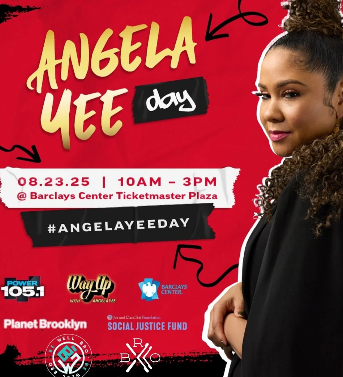 Join us for an unforgettable celebration at Angela Yee Day on August 23, 2025, from 10 AM to 3 PM at the Barclays Center Ticketmaster Plaza! 🎉 Enjoy live music, inspiring talks, and much more. The Bro Experience Foundation’s Be Well Crew will