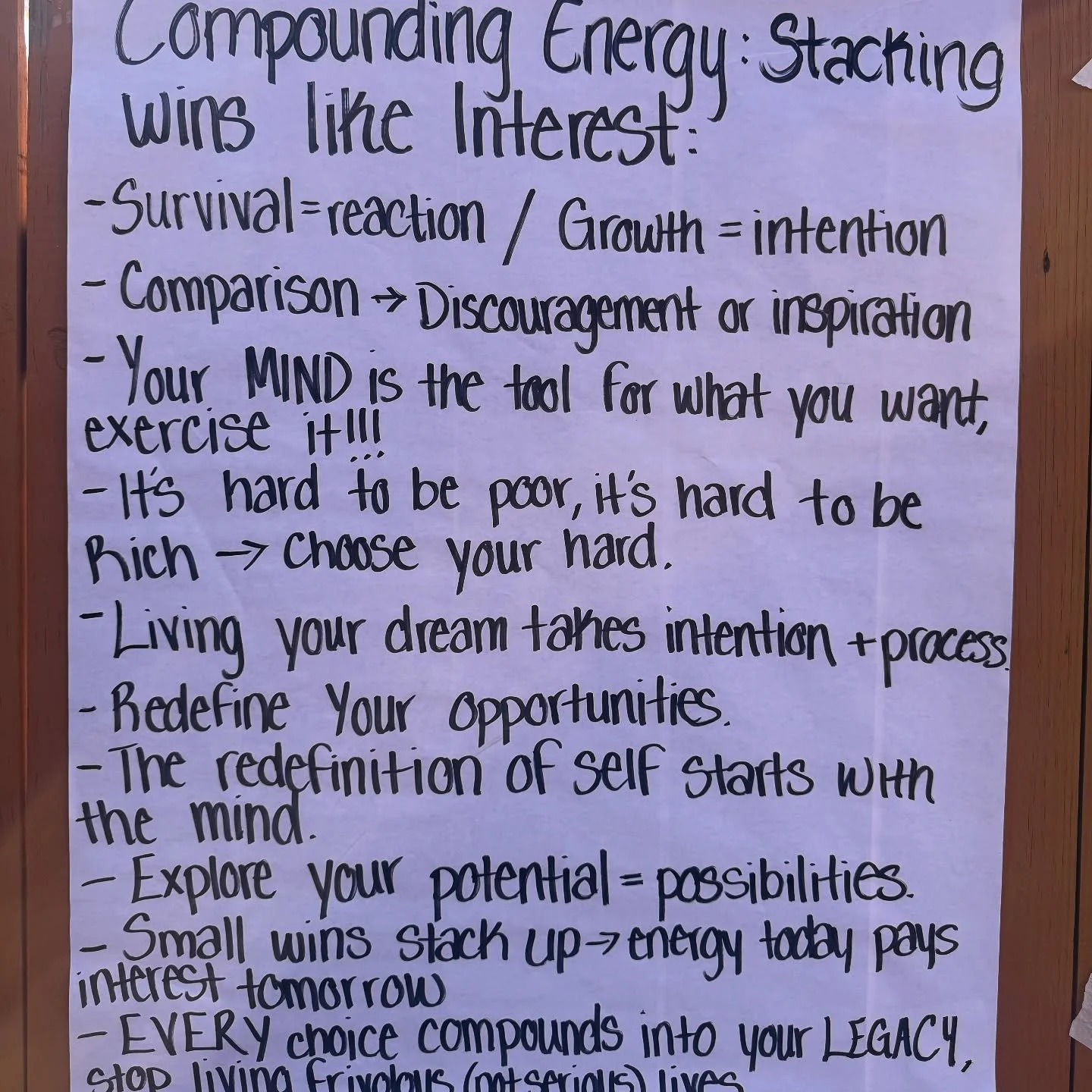 Re-Cap 10/4/25 Morning Meditation Redefine &amp; Retreat!
