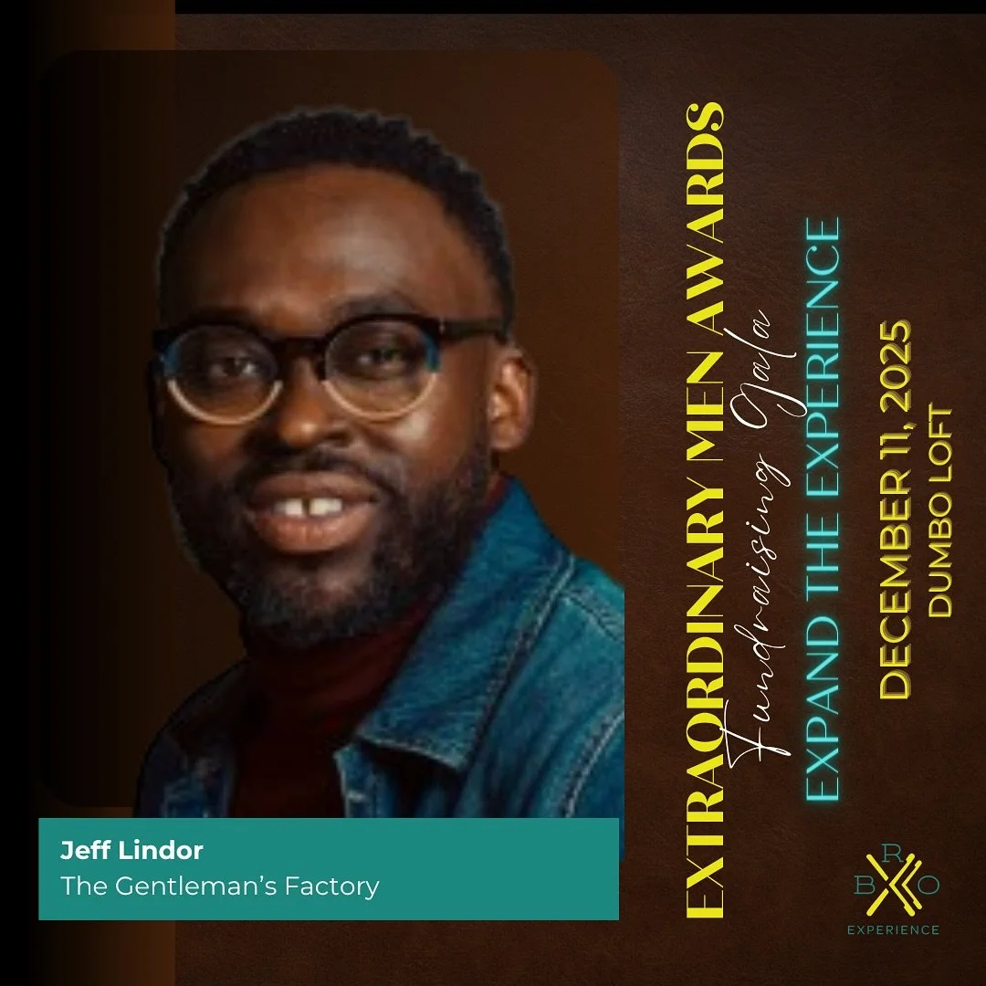 🎉 Celebrating Jeff Lindor: This Year’s Extraordinary Man!🎉
Join us in honoring @mrcommunitynyc founder of the Gentlemen’s Factory Inc @gentlemens.factorygf @gf.bedstuy . He’s empowering Black and Brown men through co-working spa