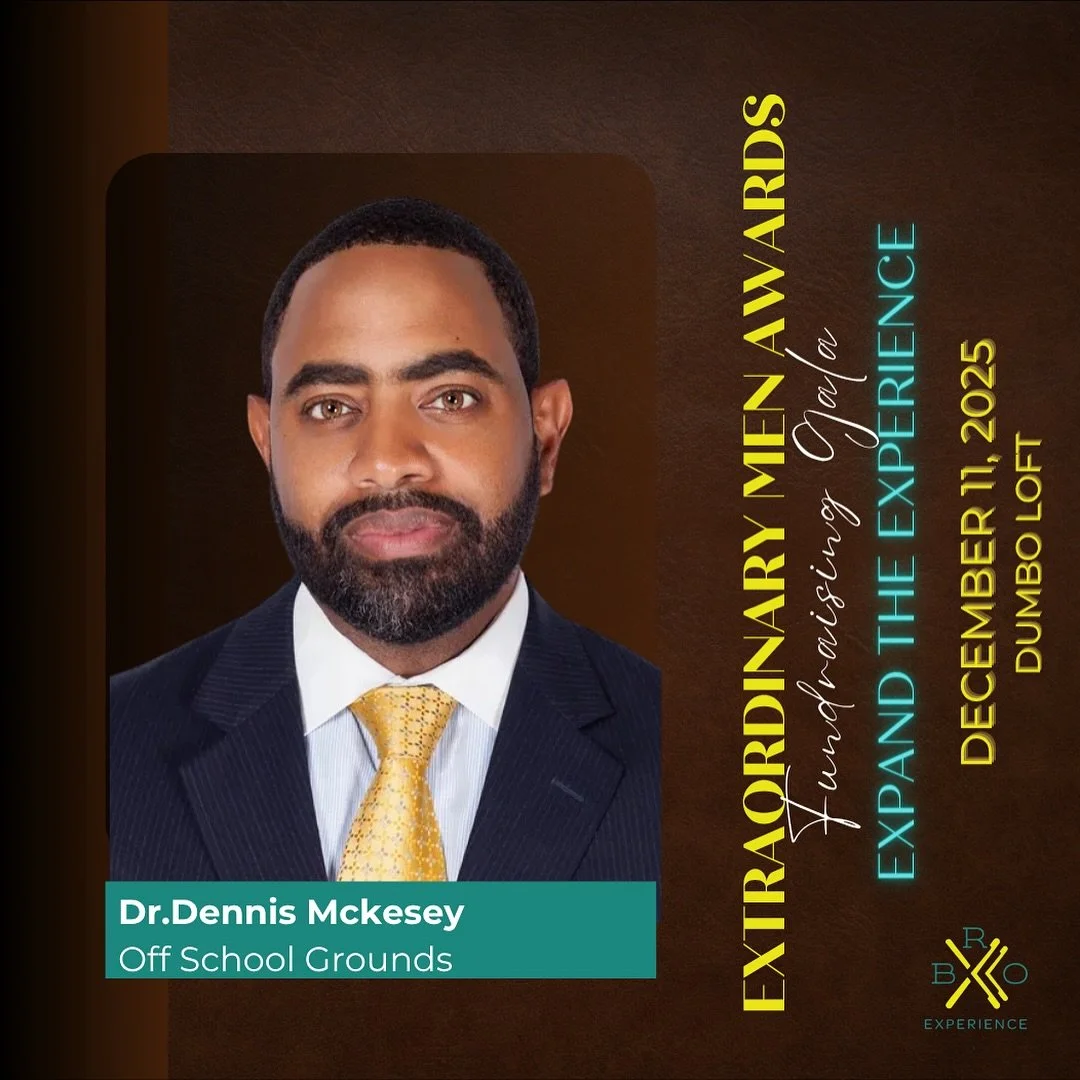 🎉 Honoring Dr. Dennis B. McKesey @dennis_mckesey at the 2025 Extraordinary Men Awards!🌟
Join us as we celebrate **Dr. Dennis B. McKesey**, the visionary Founder and CEO of In Our Best Interest LLC and The Off School Grounds Coalition, Inc., at th
