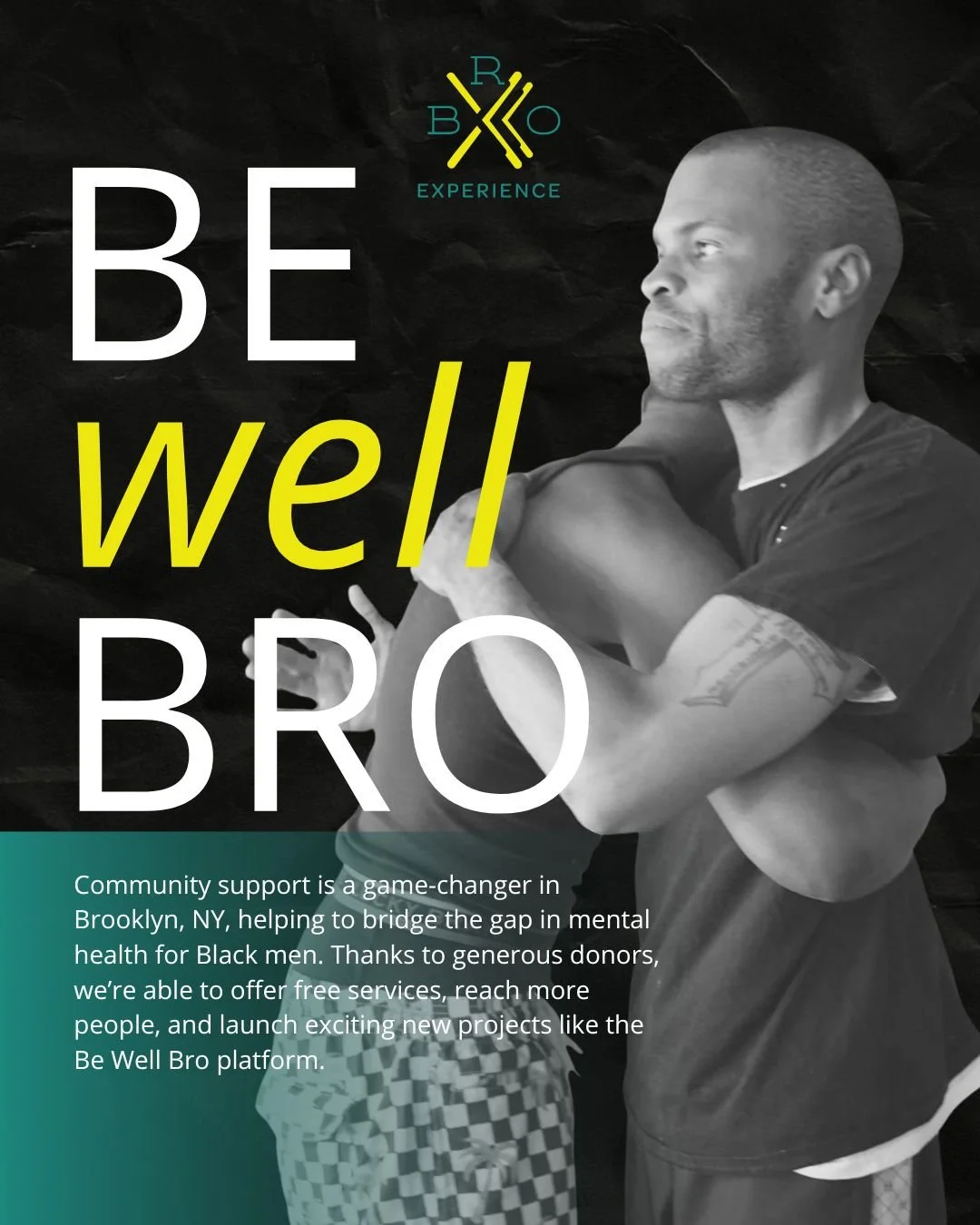 Help us create mental health spaces for young men of color! 🌟 Your donation supports, wellness programs, and initiatives like The BRO Project. Together, we can create brighter futures. Donate today and make a difference! 💪 #SupportBRO 💙 #Mentorshi