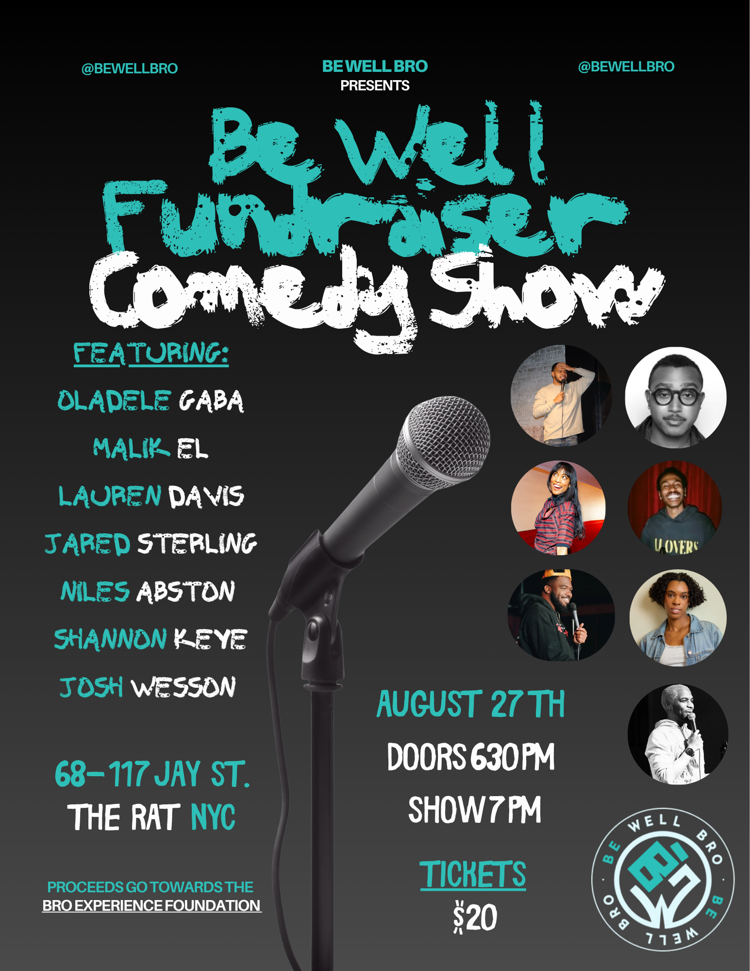 Be Well BRO Comedy Show
