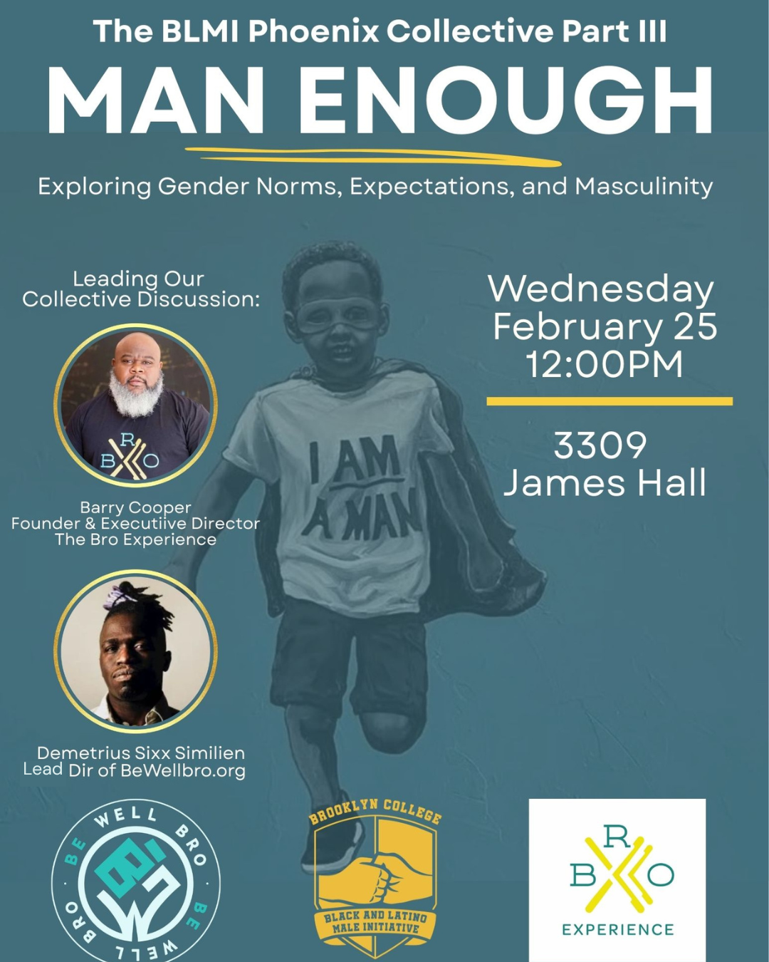 Man Enough Panel at Brooklyn College