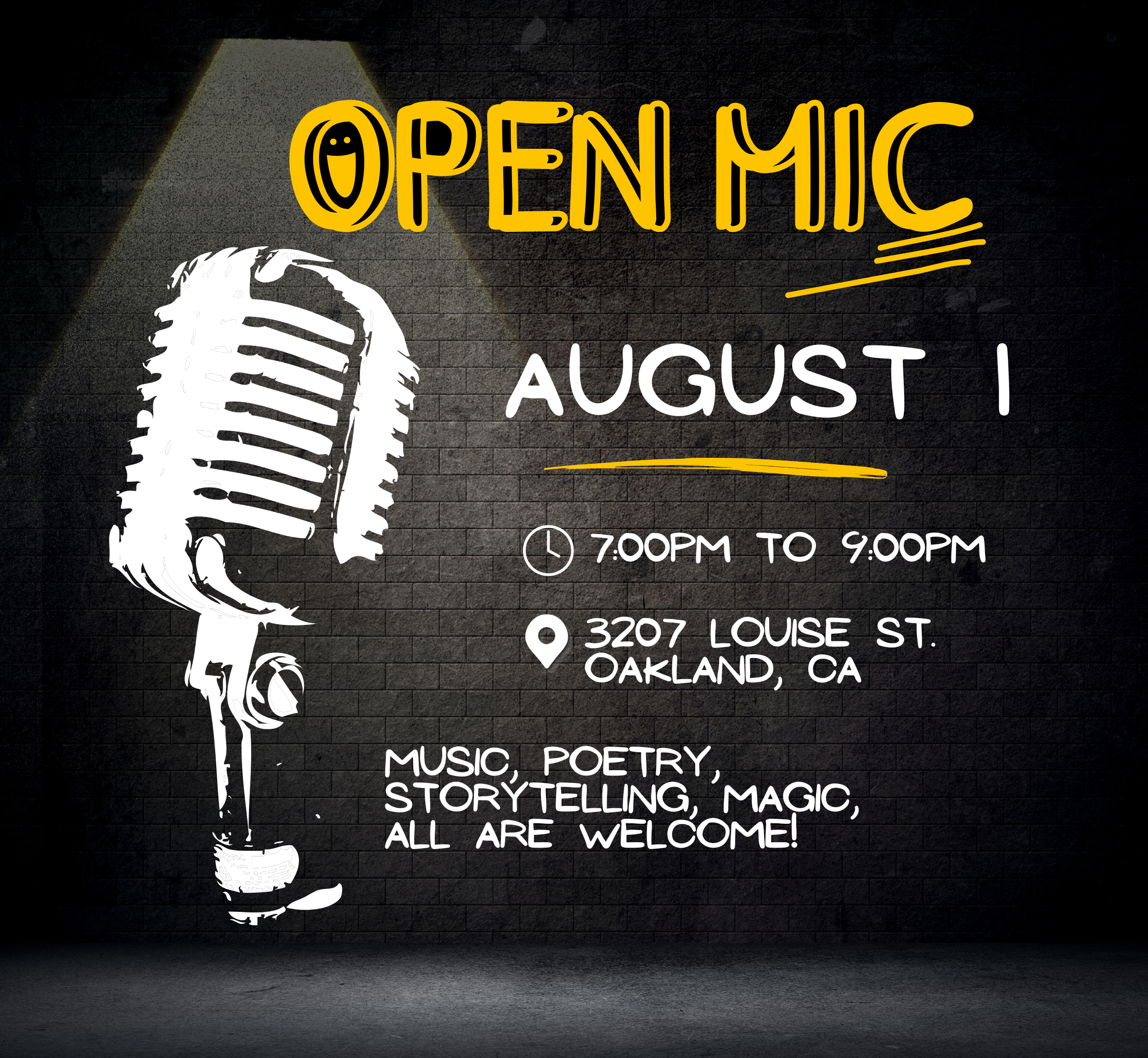 8/1 Open Mic