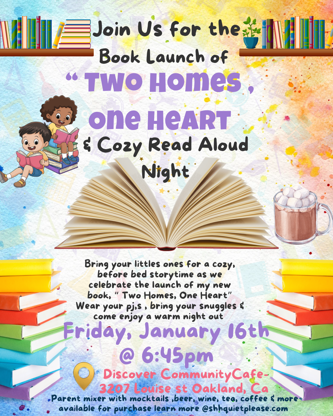  Book Launch & Cozy Read-Aloud Night!