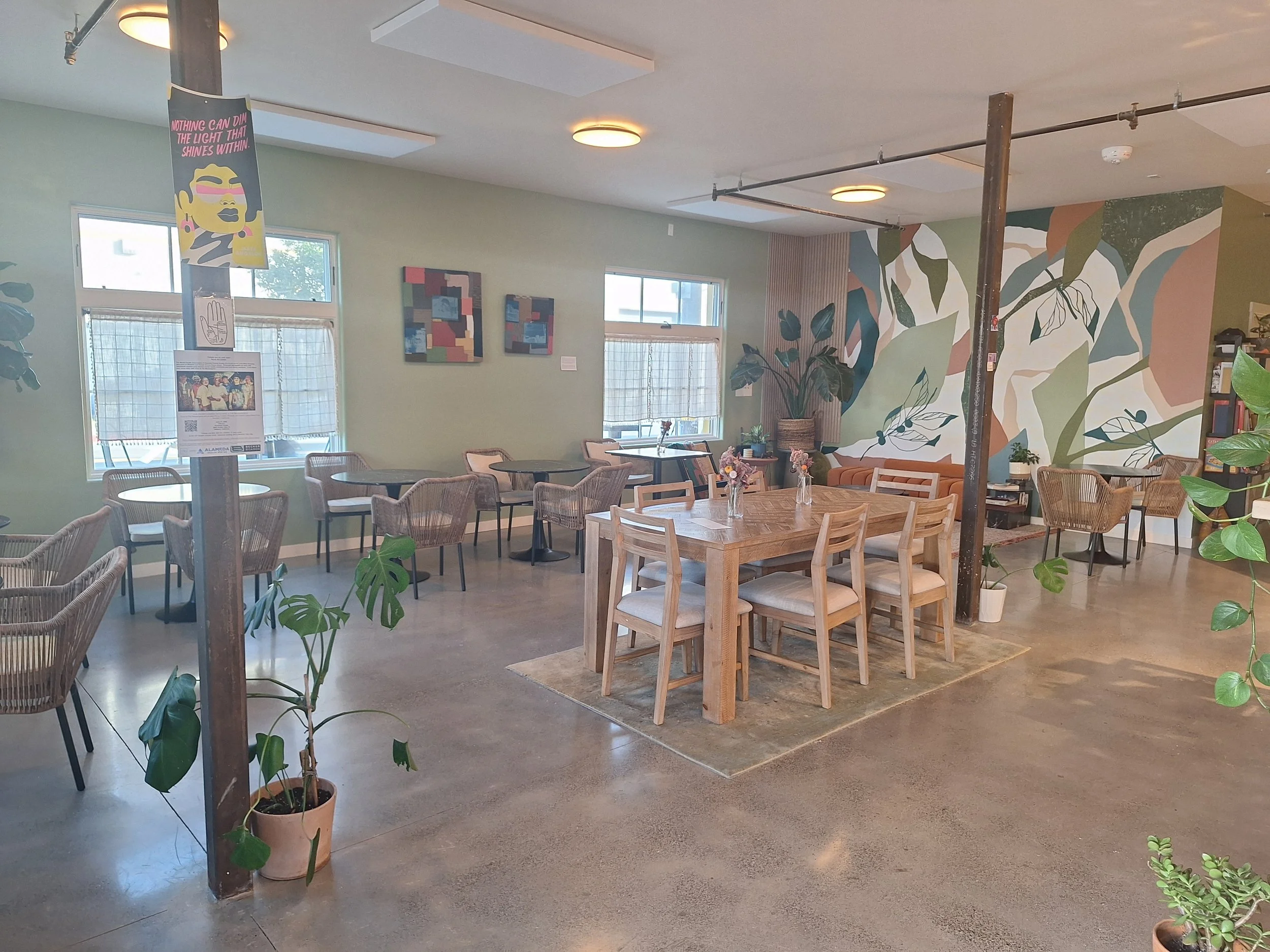 Discover Community Cafe interior of chairs
