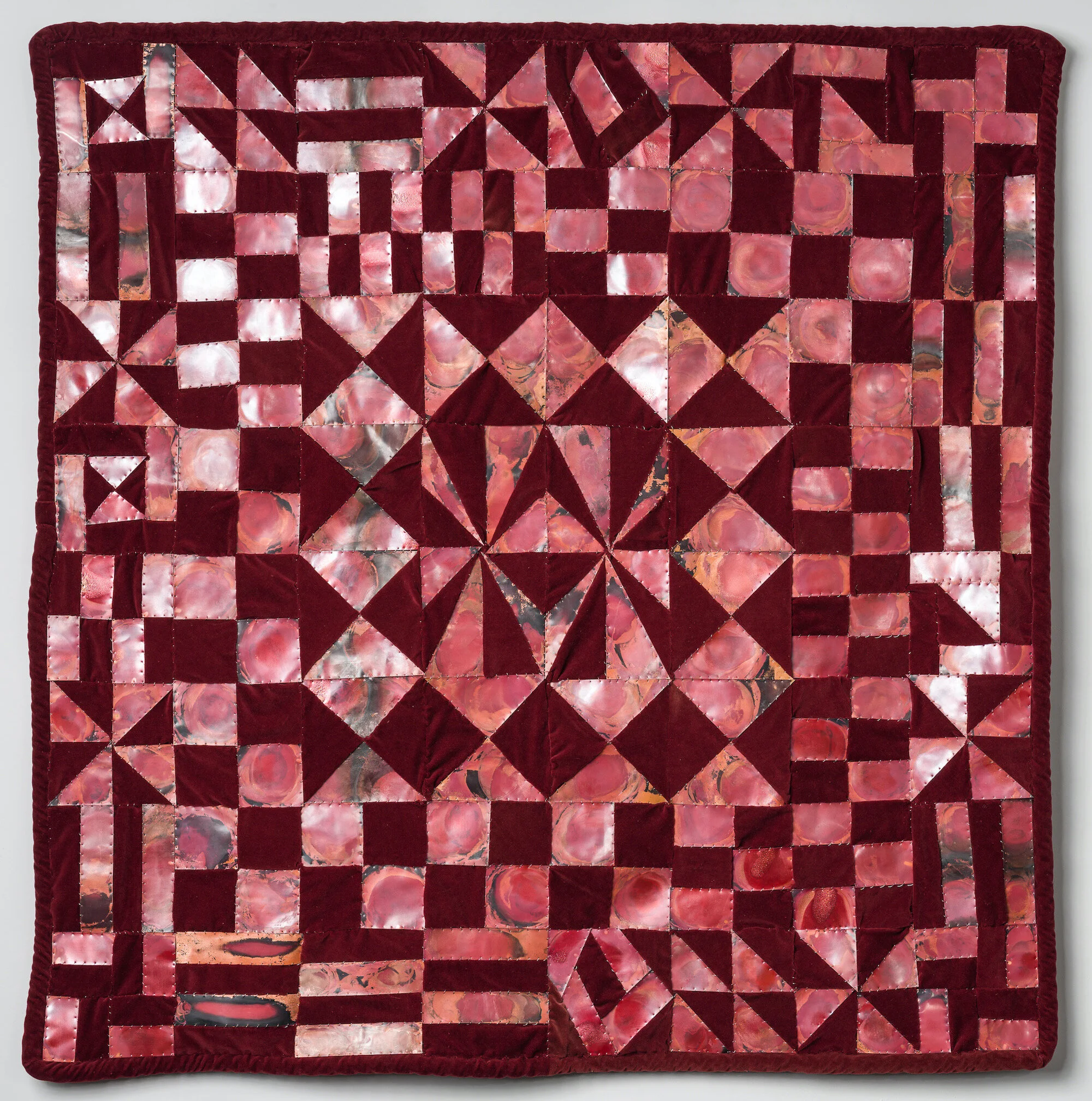  Coolidge Road                                                   (Copper, Velvet, Steel Wire, Jute   49" x 49") 