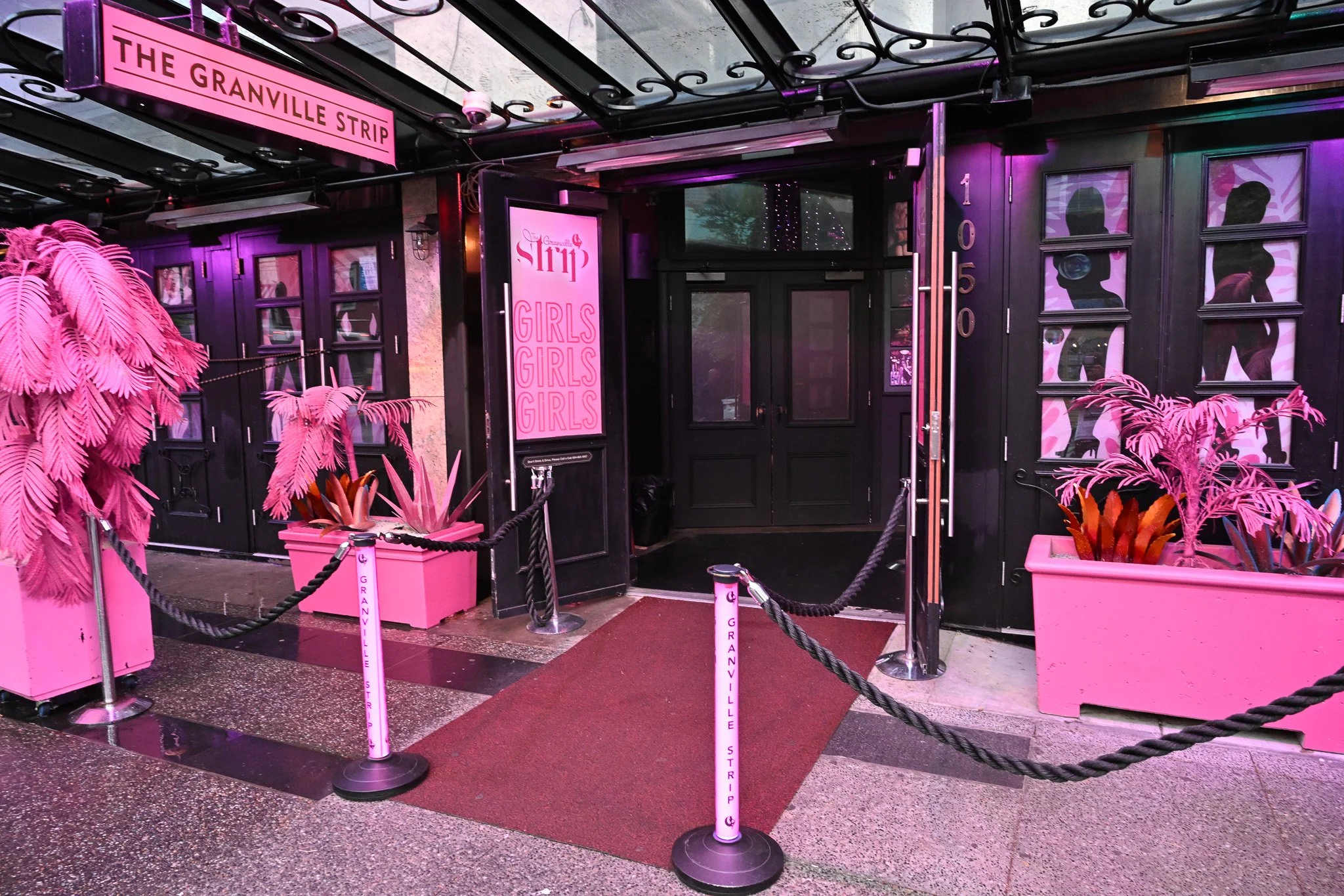 Exterior image of The Granville Strip Vancouver Strip Club