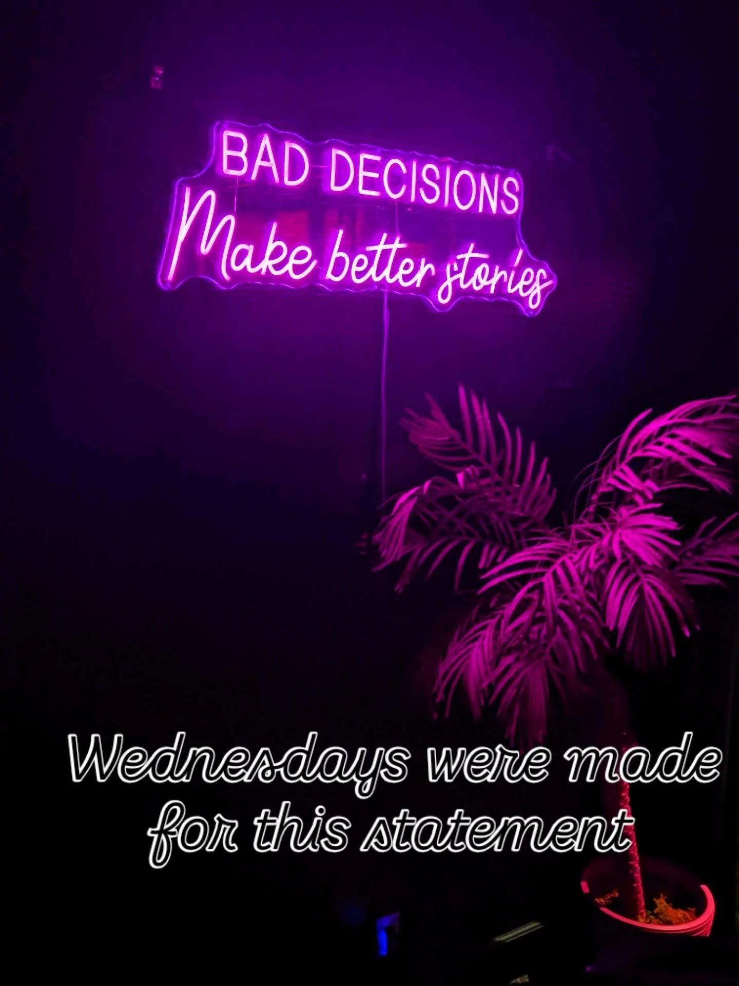 &quot;Comfort zone&quot; - It's a place you've possibly been spending too much time in, no?! 

Allow us to help. Every night of the week we serve up evenings that don't escape your memory, like, ever. 

#BadDecisionsBetterStories #VancouverNightlife 