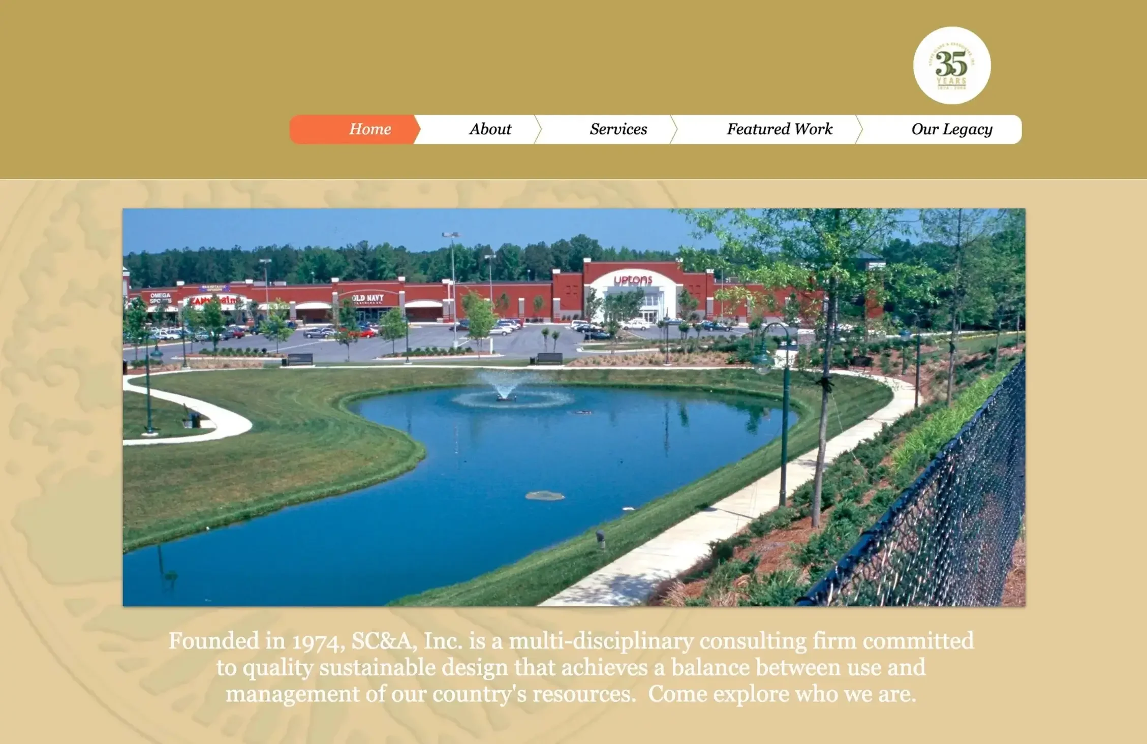 Portfolio website for a civil engineering client.