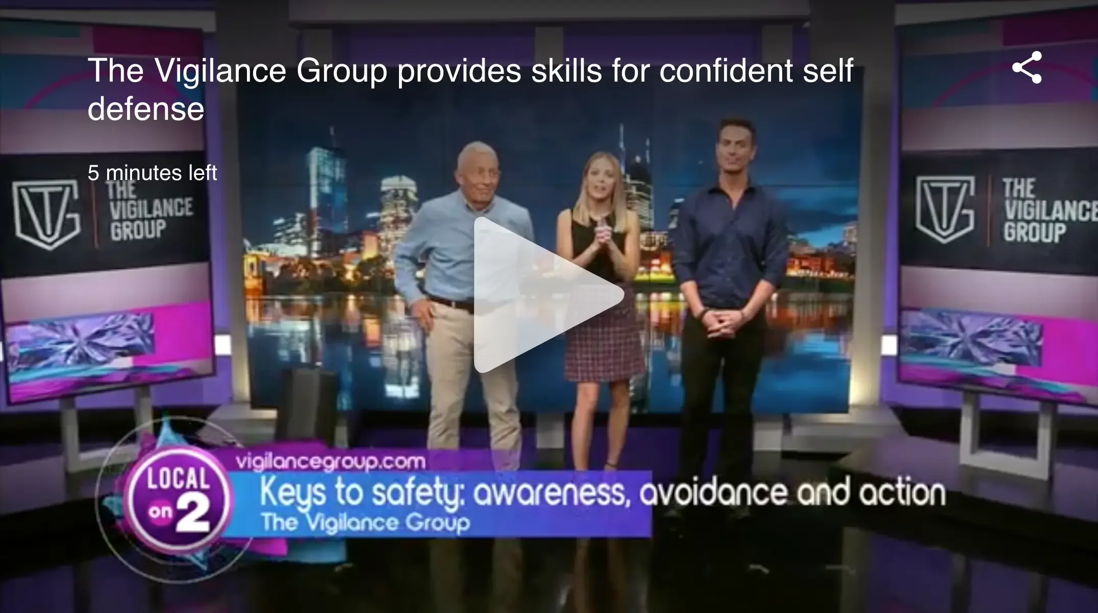 LOCAL MEDIA: We're experts in getting your message and your representatives the media you deserve. This takes relationships and mastery of exactly what media outlets want and exactly when. Shown here: Our client on a four-minute morning show segment.