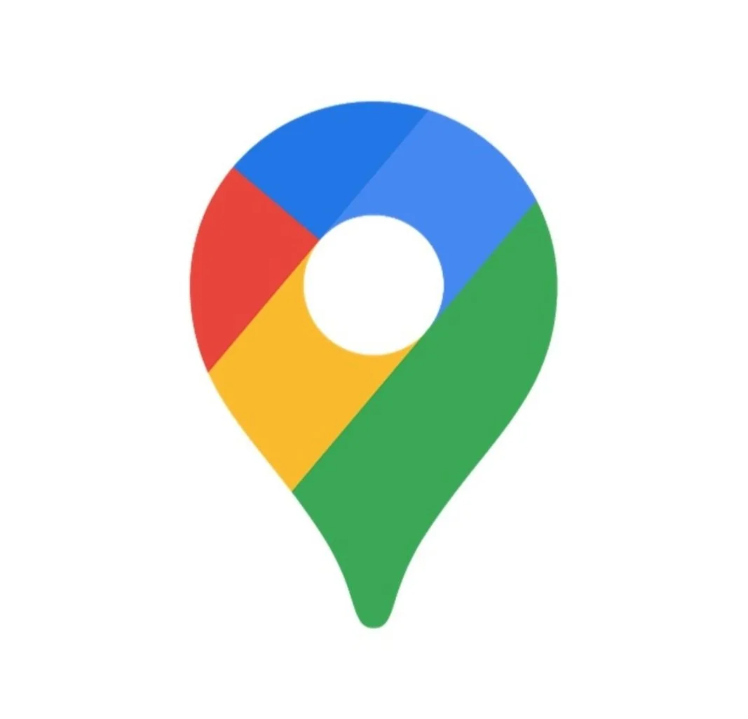 Colorful icon depicting Google maps