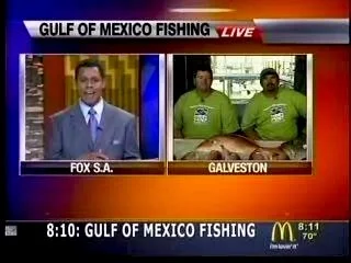 Broadcast view of satellite interview with Fox 29 San Antonio. 