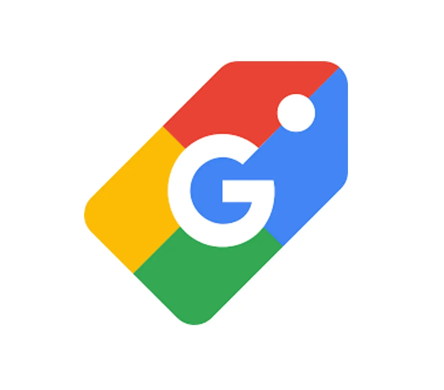 Colorful icon depicting Google Shopping