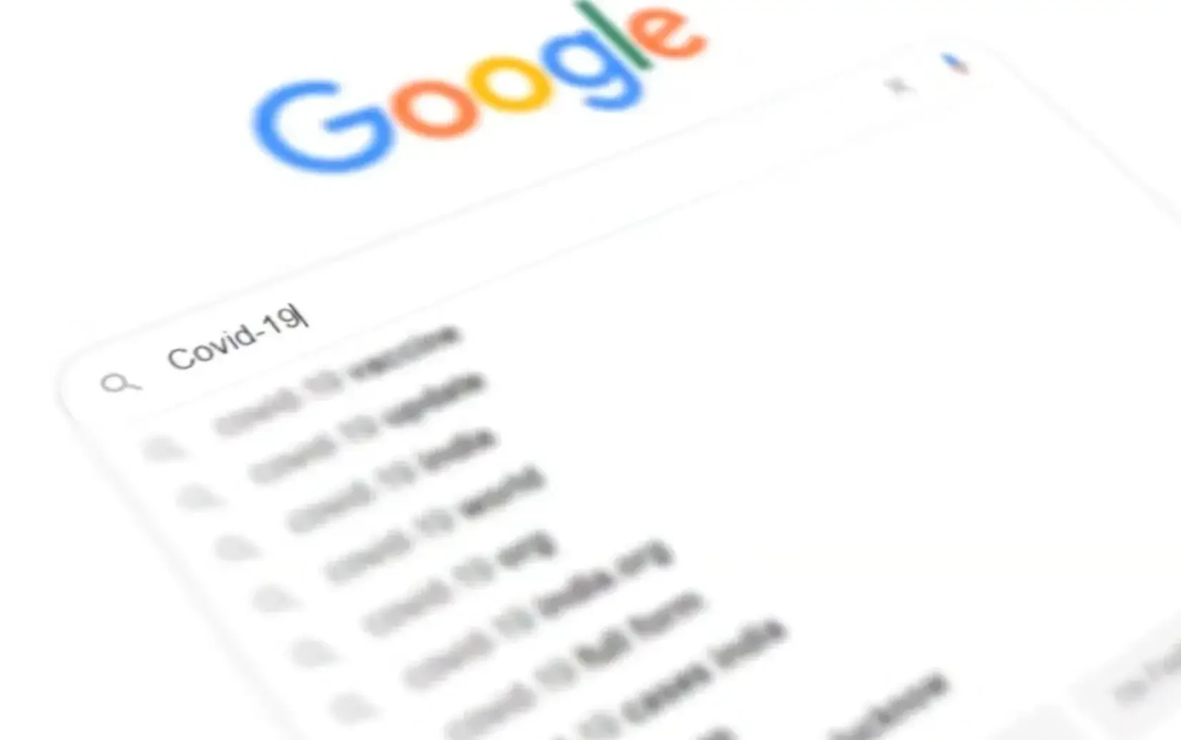 Image of Google search box