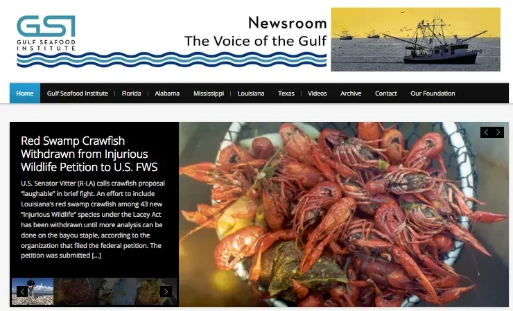 A Gulf of Mexico news bureau, one of several online news initiatives we've managed.