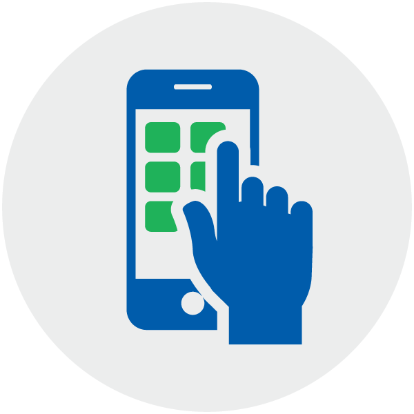 Colorful icon depicting email marketing