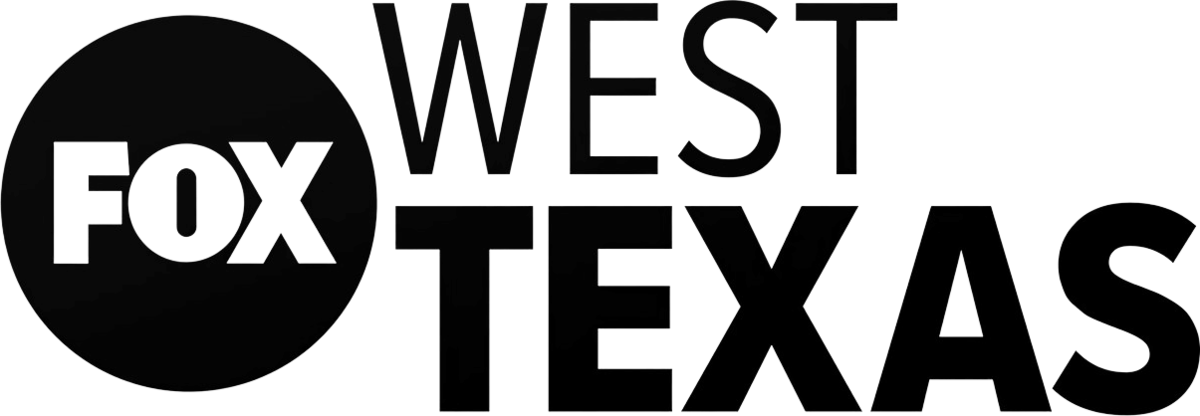 Black and white logo of Fox West Texas with the FOX logo inside a black circle and the words WEST TEXAS to the right in bold uppercase letters.