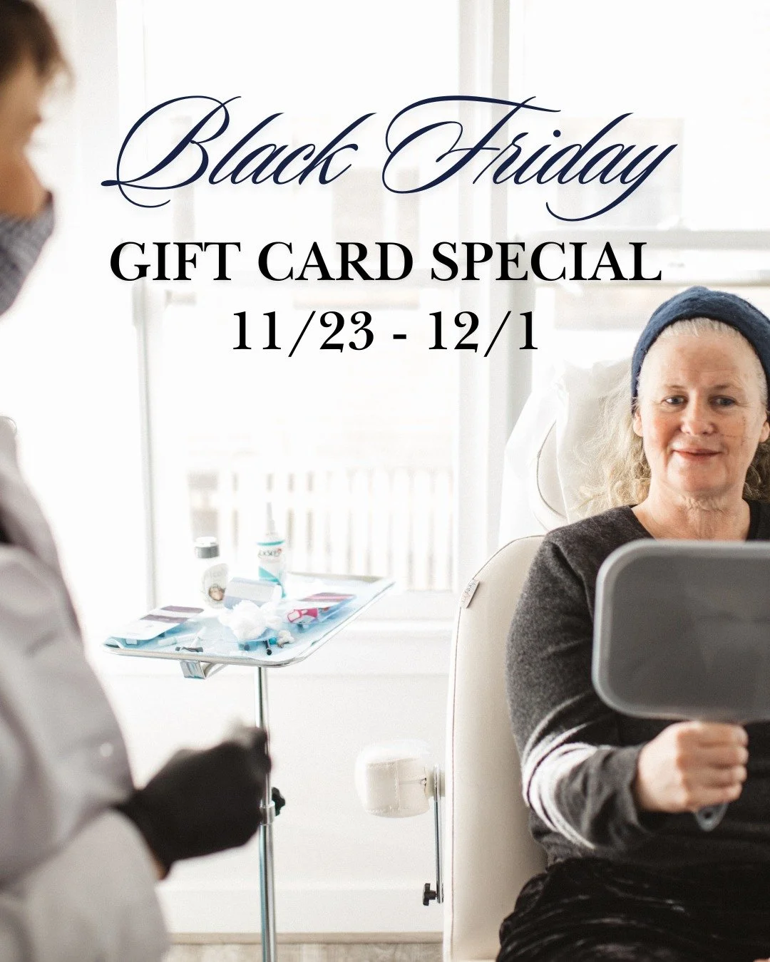 Black Friday Gift Card Special Starts 11/23

From November 23 to December 1, get 10% off any gift card amount you purchase.

🖤 Use code BLACKFRIDAY
🖤 Good for multiple gift cards
🖤 Buy for yourself or others
🖤 Available online

Link in bio to pur