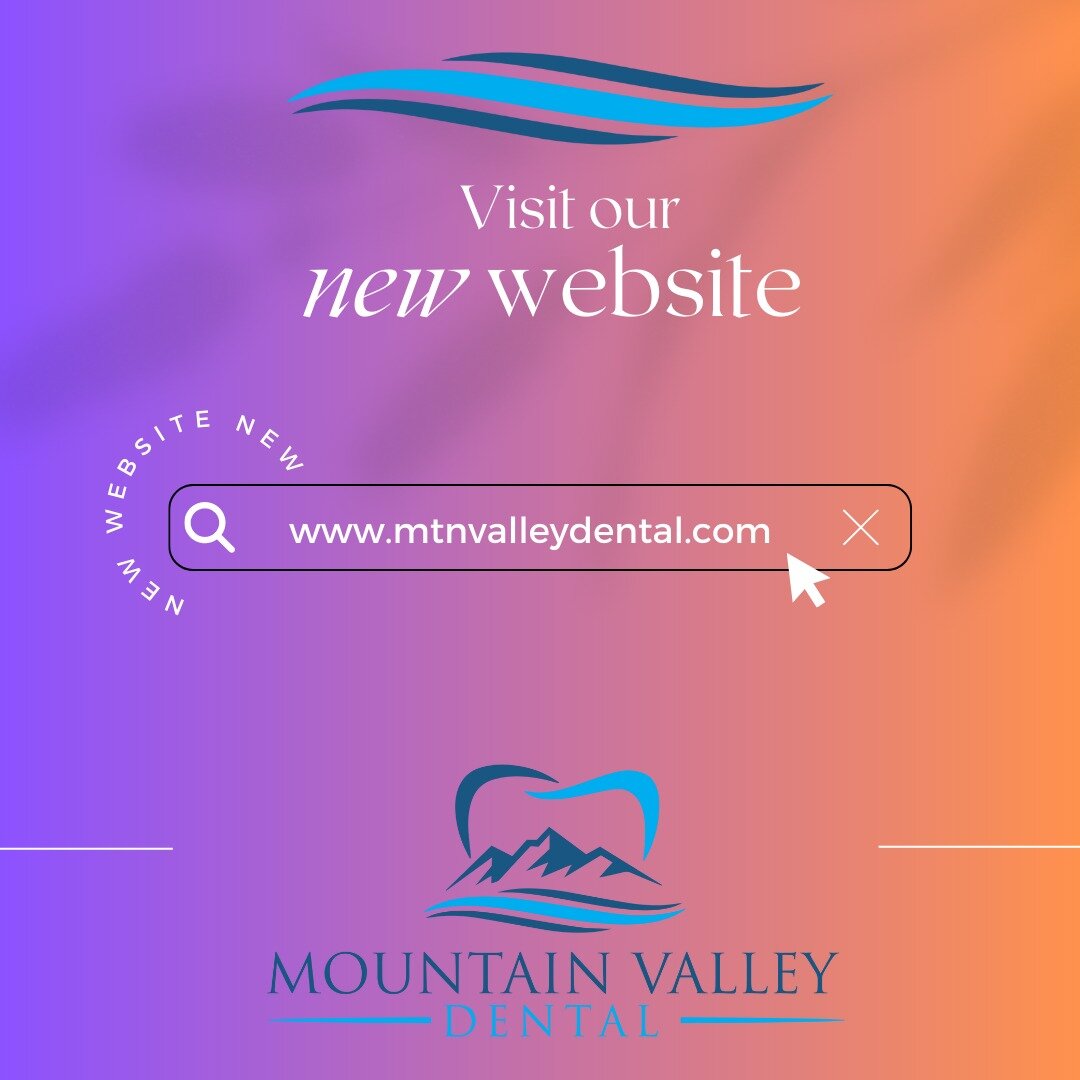Our website has LAUNCHED! Go check it out to learn more about our office! ☺️ www.mtnvalleydental.com