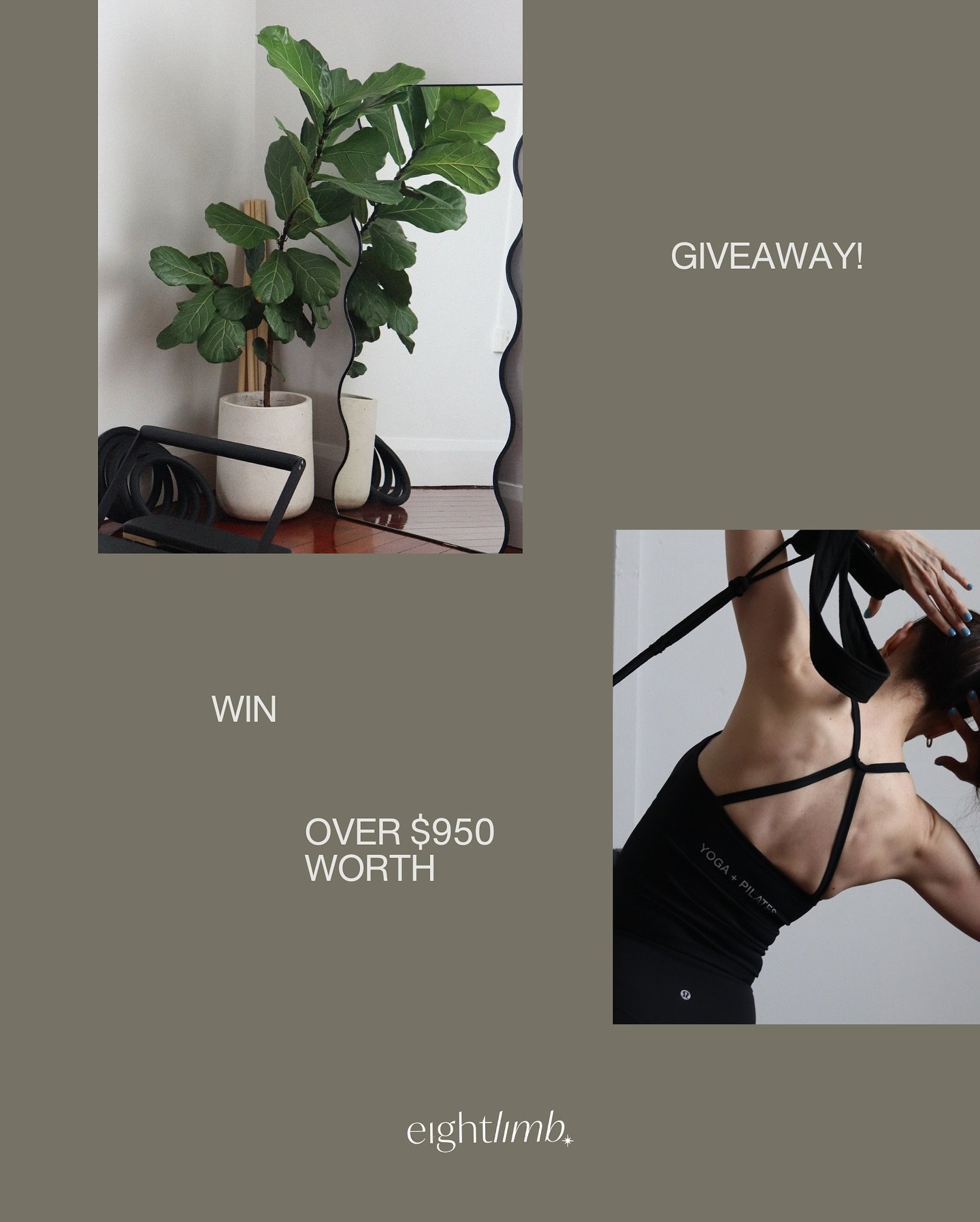 GIVEAWAY TIME 〰️

We 🩷 our eightlimb community and to show our gratitude for you we&rsquo;re giving away a wellness prize pack worth over $950!

WIN:
〰️ 10 reformer classes + 10 mat classes at @eightlimb
〰️ $100 gift card for @lskd 
〰️ Wellness pack