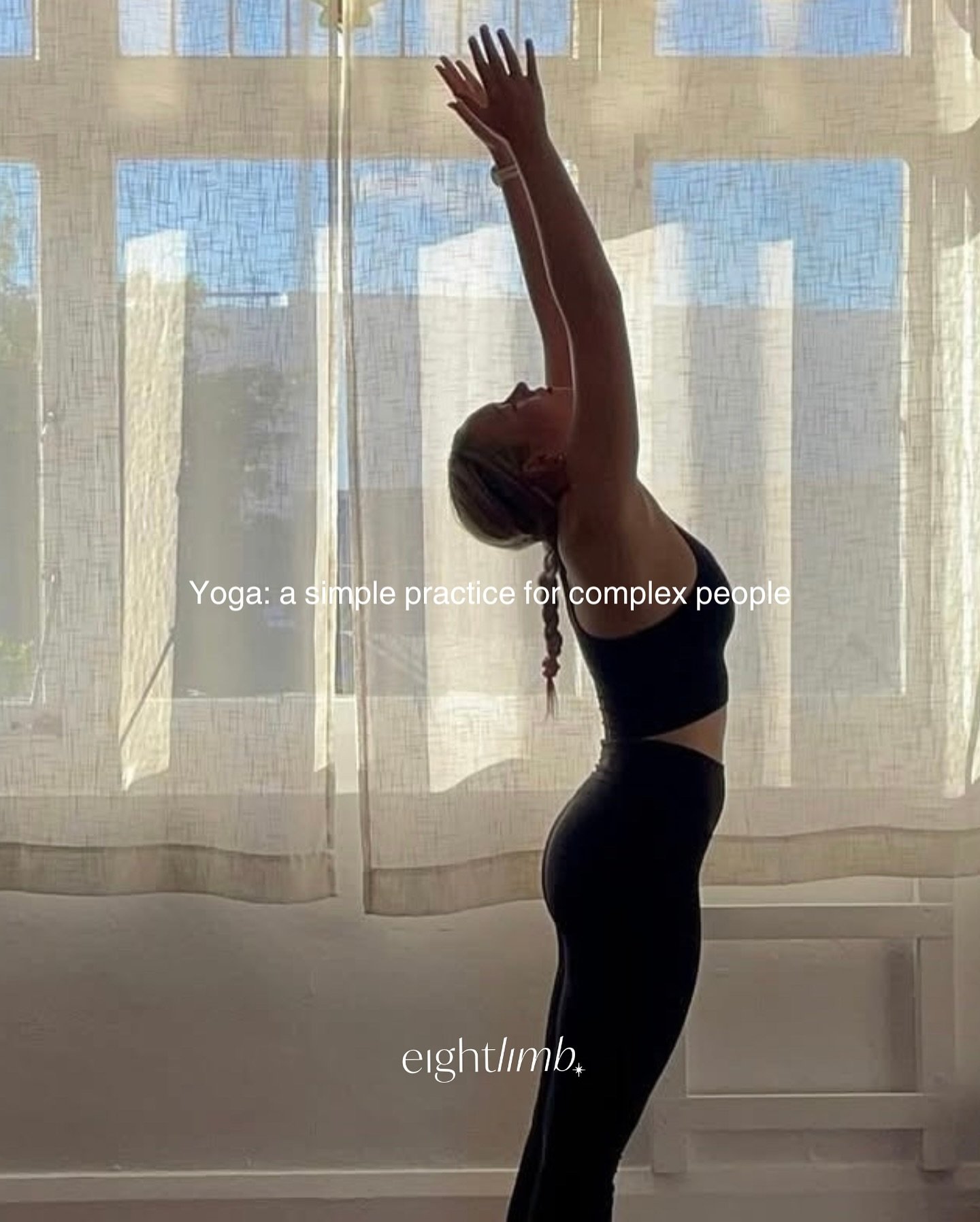 HAPPY YOGA DAY!! 〰️

Yoga ~ a simple practice for complex people. 
Simple, but not easy.

More than a workout, yoga is a discipline that unites mind ~ body on and off the mat. A mindful practice that increases your sense of wellbeing and living a lif