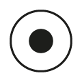 Un dessin géométrique d’un carré dont les sections sont divisées par des lignes verticales et horizontales et des cercles.